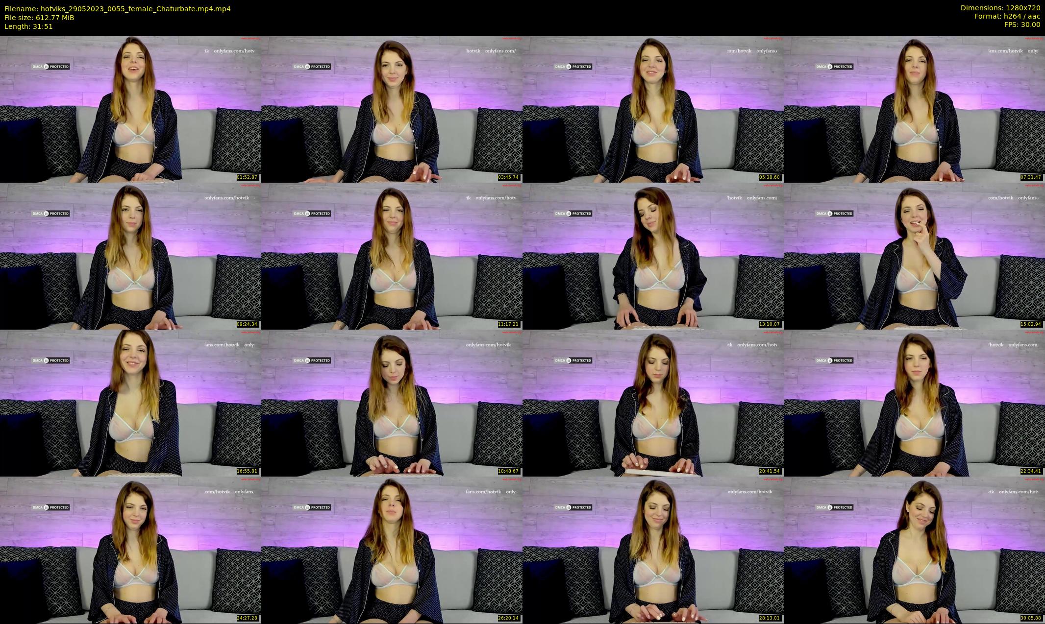 hotviks — 32 minute Chaturbate female cam show recording, 720p, May 29, 2023