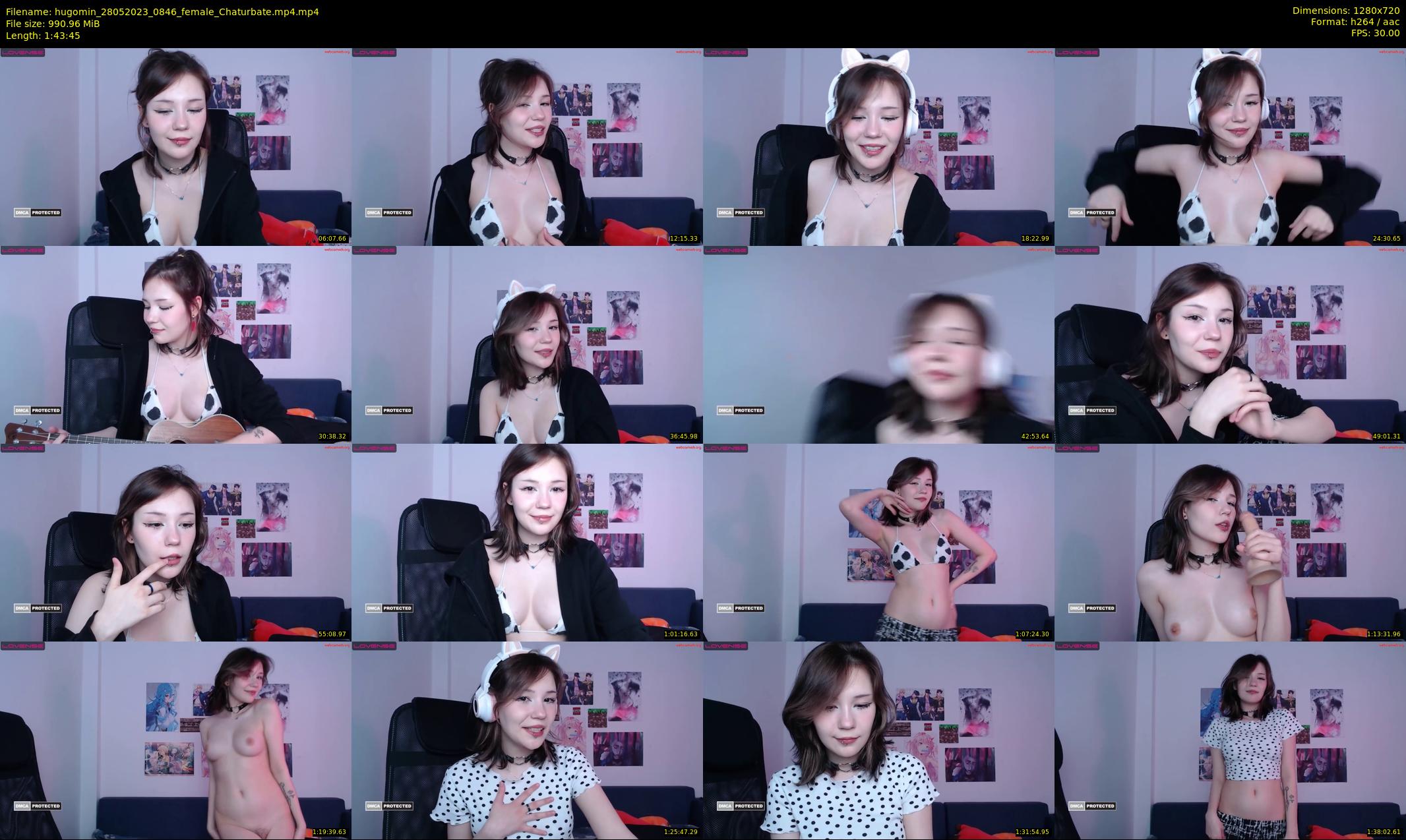 hugomin — 104 minute Chaturbate female cam show recording, 720p, May 28, 2023