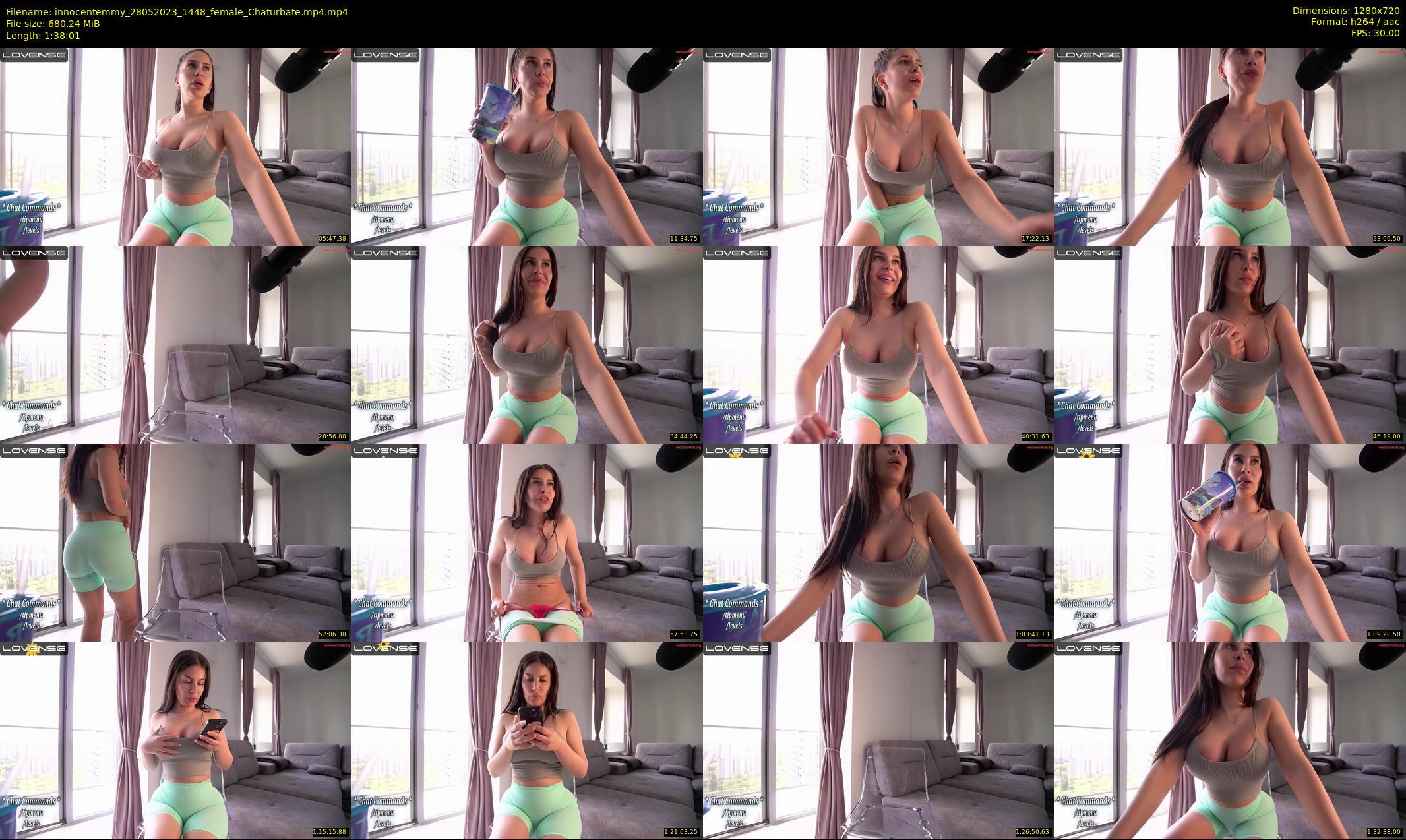 innocentemmy — 99 minute Chaturbate female cam show recording, 720p, May 28, 2023