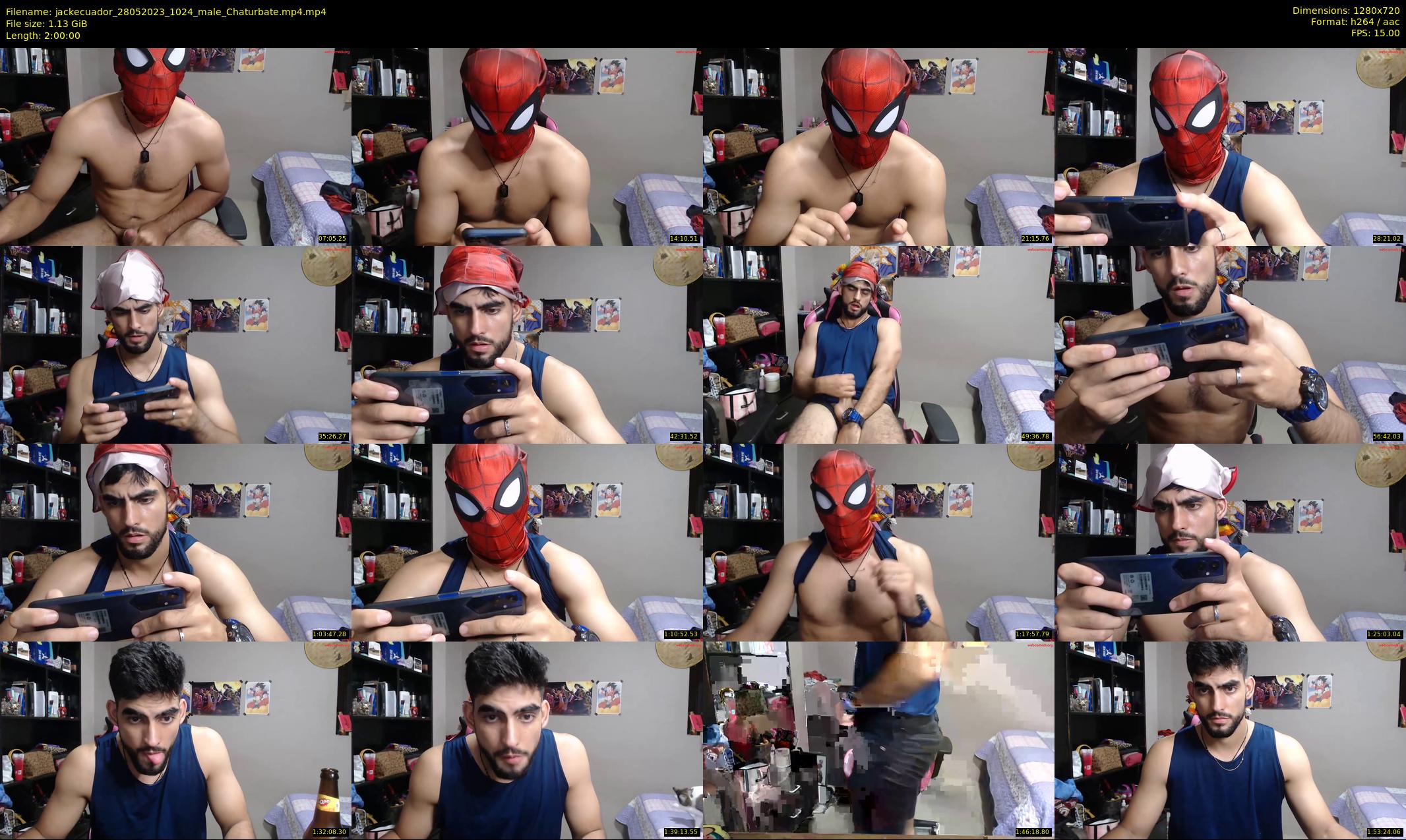 jackecuador — 120 minute Chaturbate male cam show recording, 720p, May 28, 2023