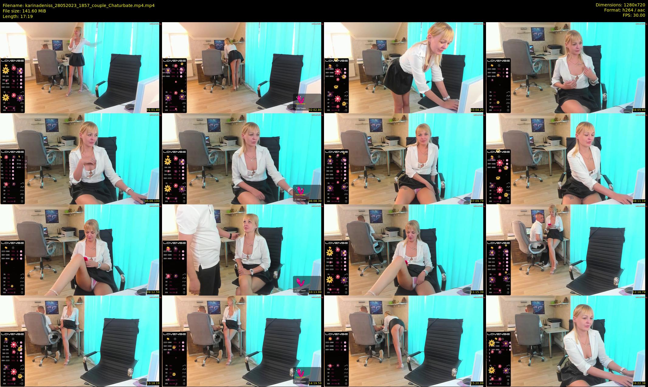 karinadeniss — 18 minute Chaturbate couple cam show recording, 720p, May 28, 2023