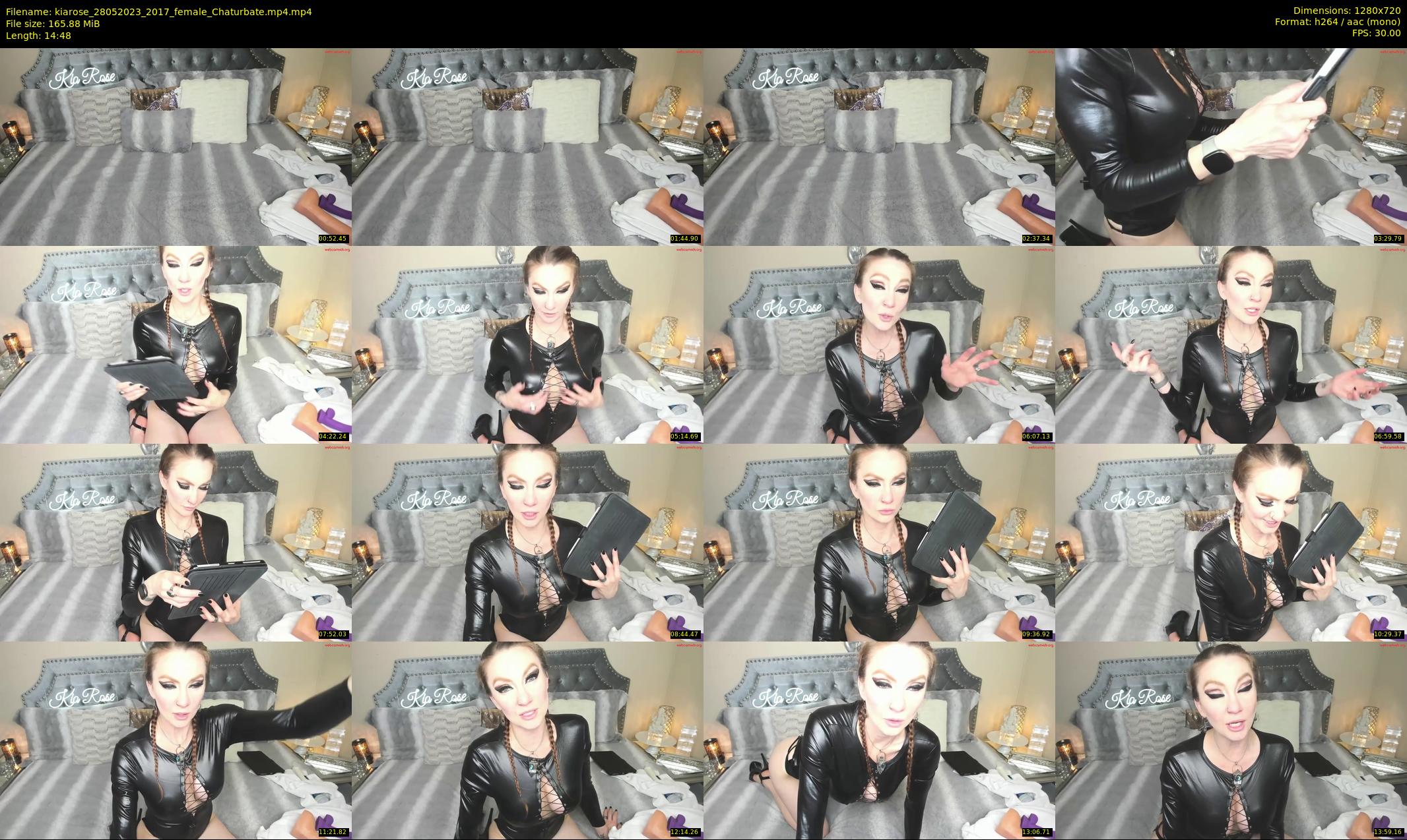 kiarose — 15 minute Chaturbate female cam show recording, 720p, May 28, 2023