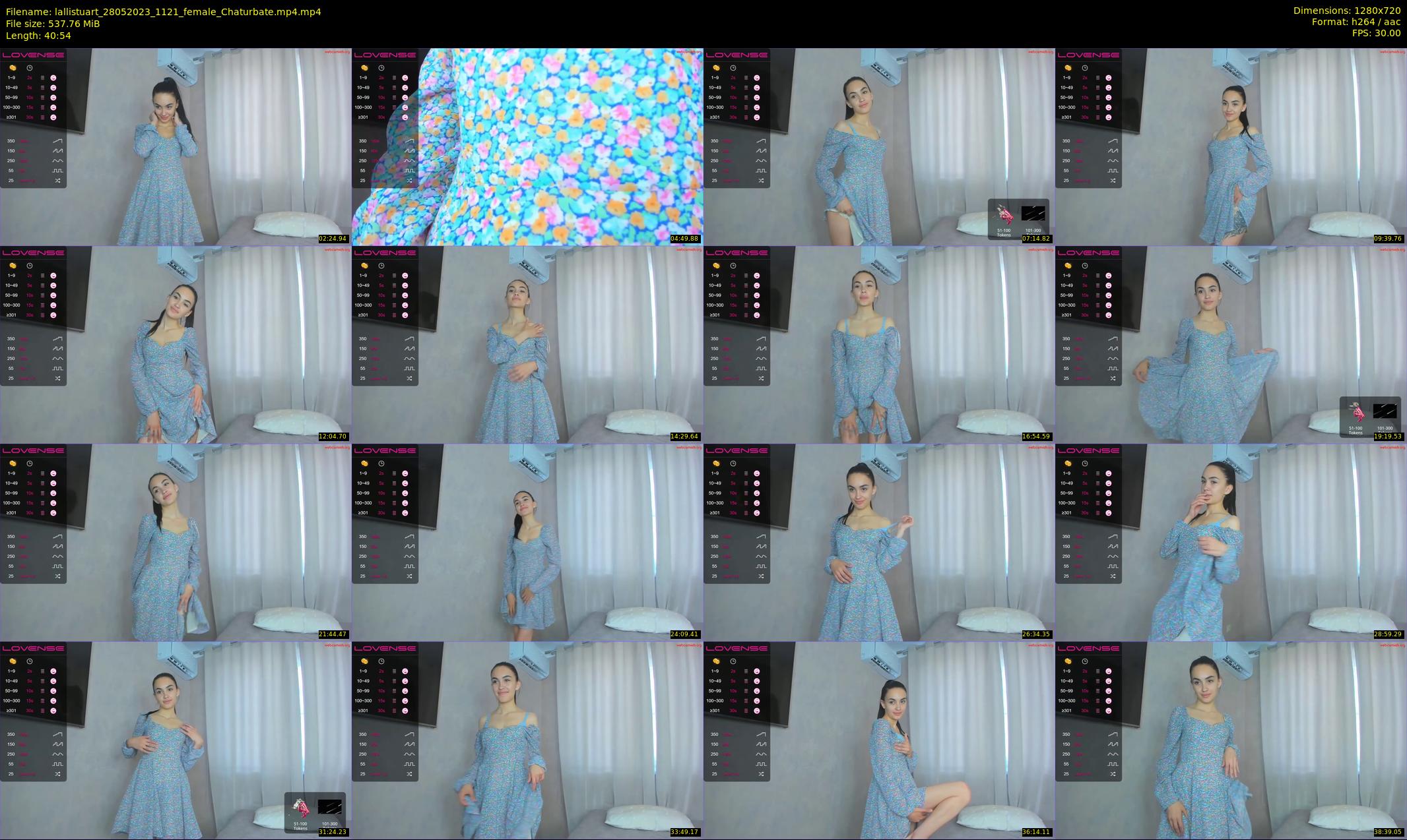 lallistuart — 41 minute Chaturbate female cam show recording, 720p, May 28, 2023