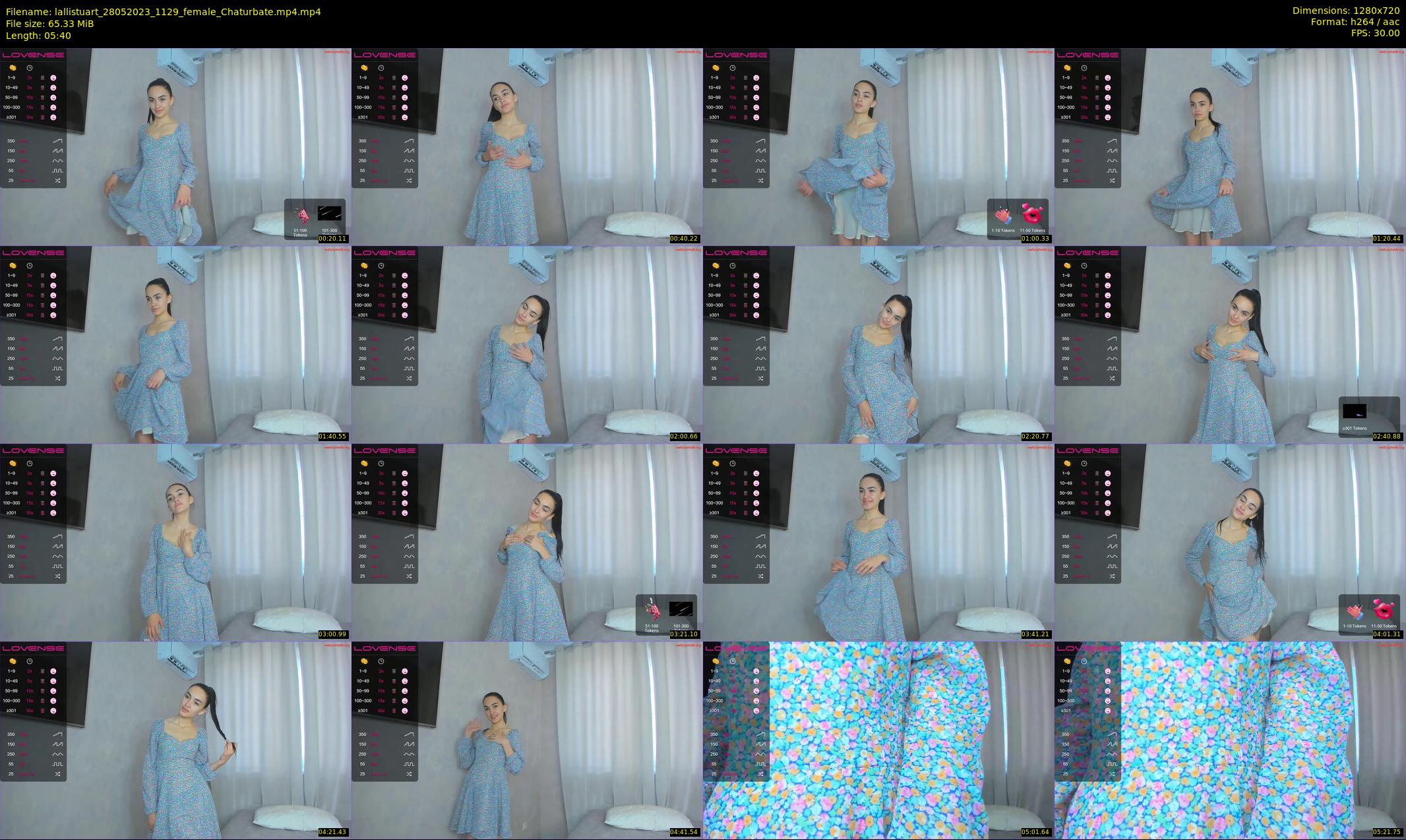 lallistuart — 6 minute Chaturbate female cam show recording, 720p, May 28, 2023