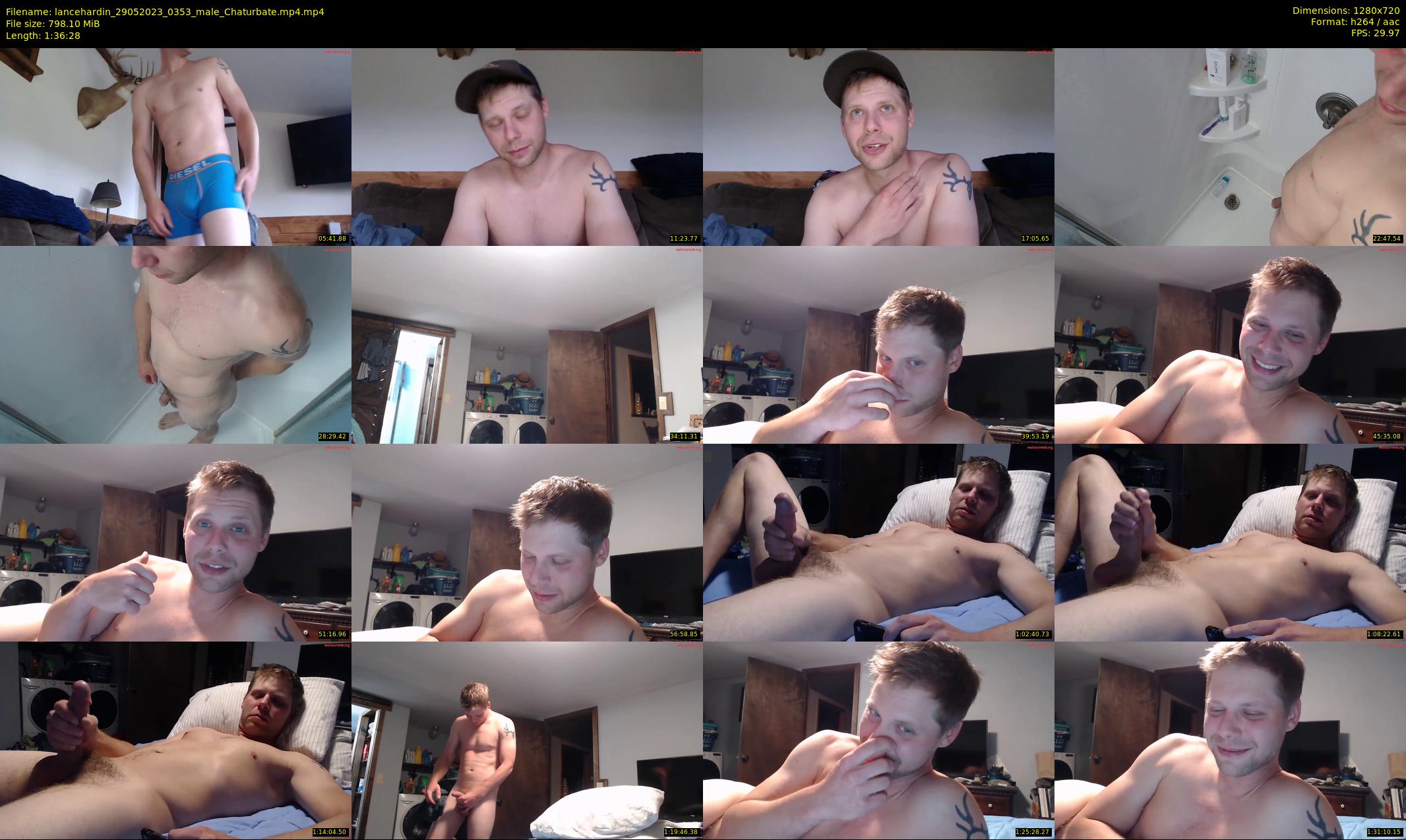 lancehardin — 97 minute Chaturbate male cam show recording, 720p, May 29, 2023