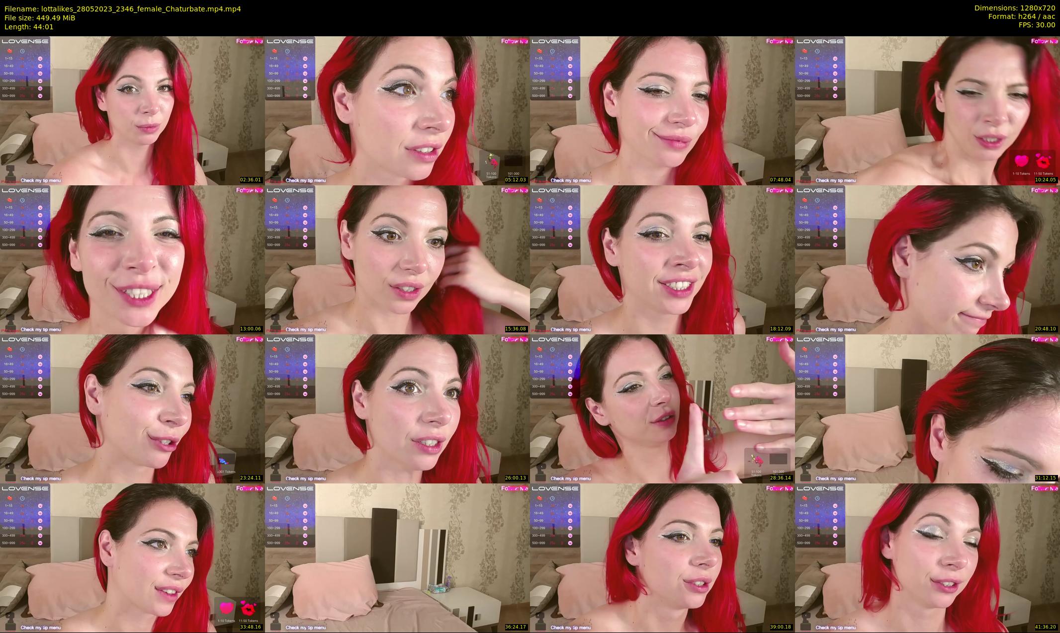 lottalikes — 45 minute Chaturbate female cam show recording, 720p, May 28, 2023