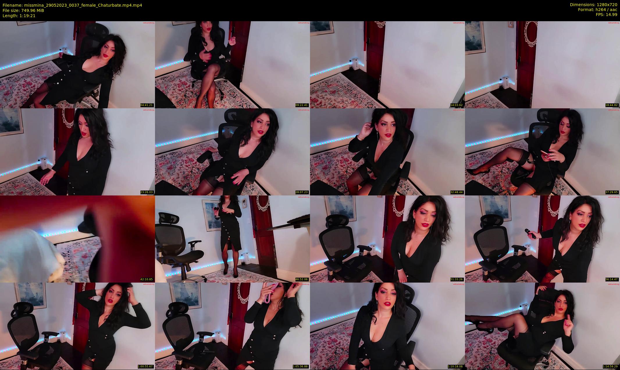 missmina — 80 minute Chaturbate female cam show recording, 720p, May 29, 2023