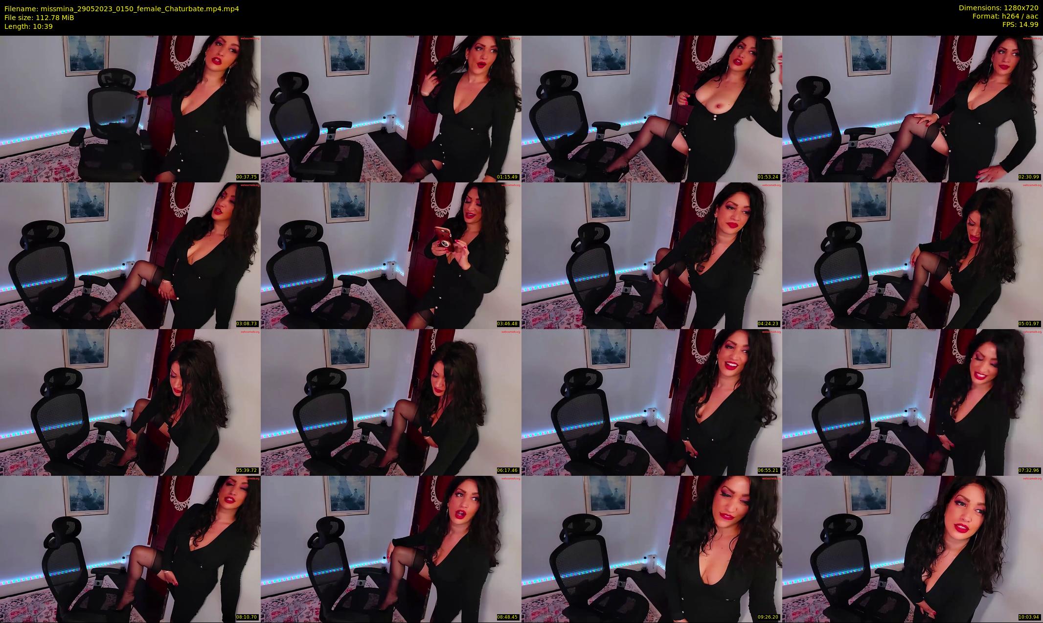 missmina — 11 minute Chaturbate female cam show recording, 720p, May 29, 2023
