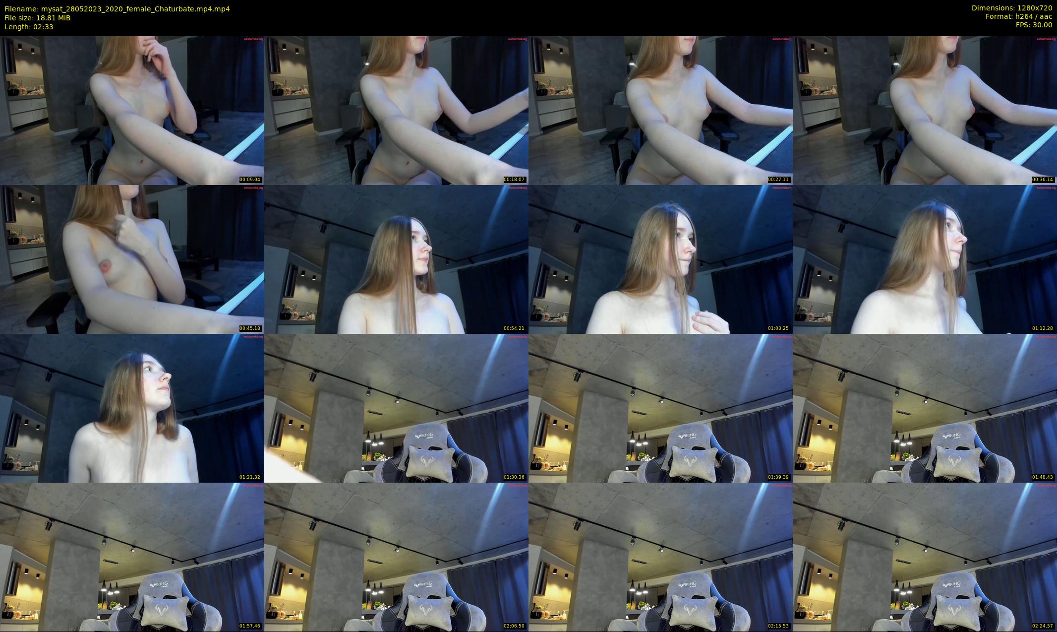 mysat — 3 minute Chaturbate female cam show recording, 720p, May 28, 2023