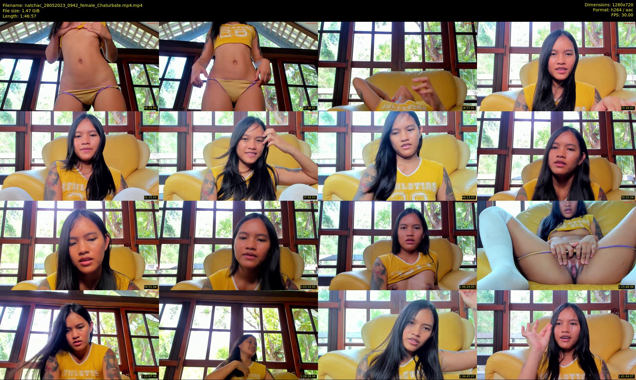 natchac — 107 minute Chaturbate female cam show recording, 720p, May 28, 2023