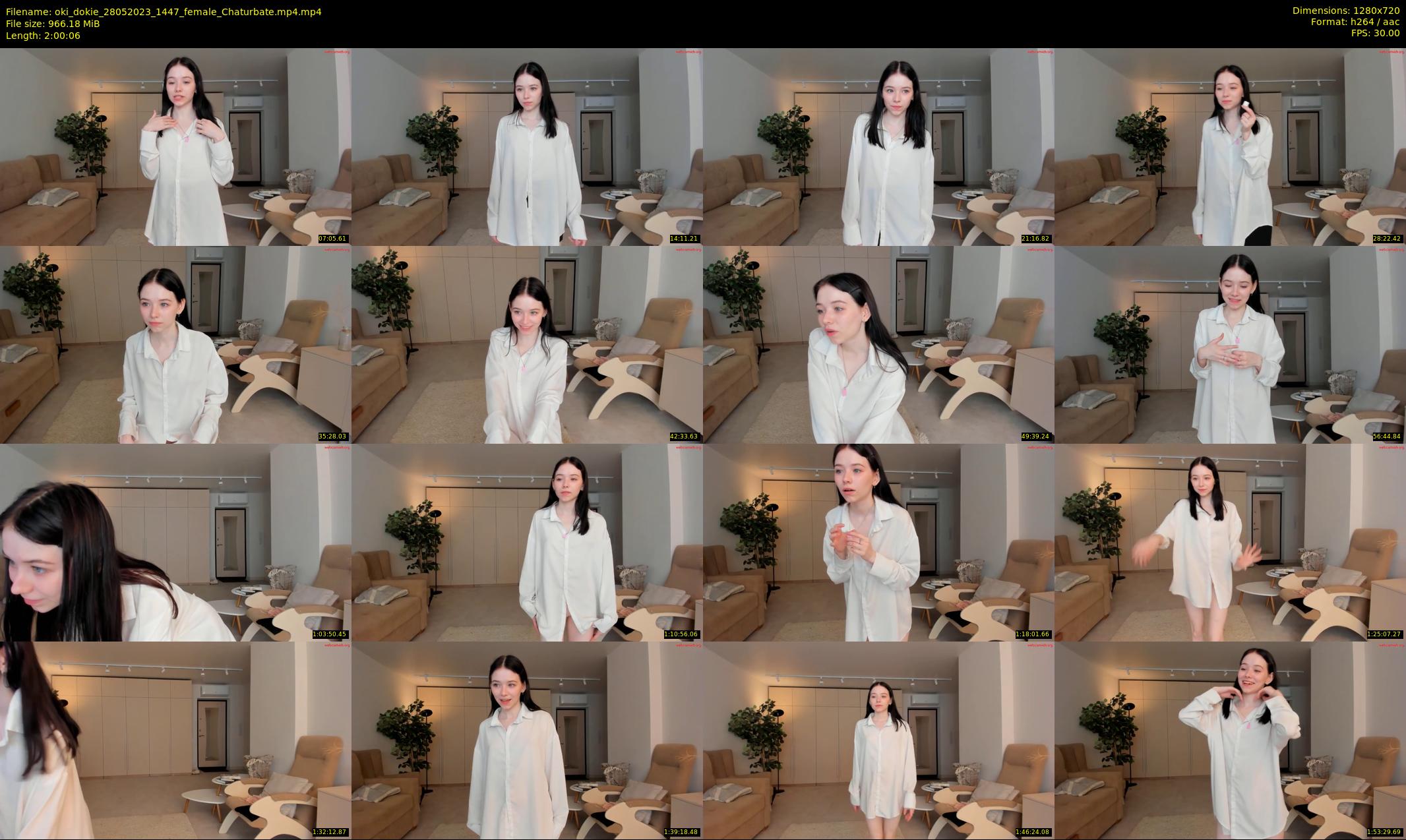 oki_dokie — 121 minute Chaturbate female cam show recording, 720p, May 28, 2023