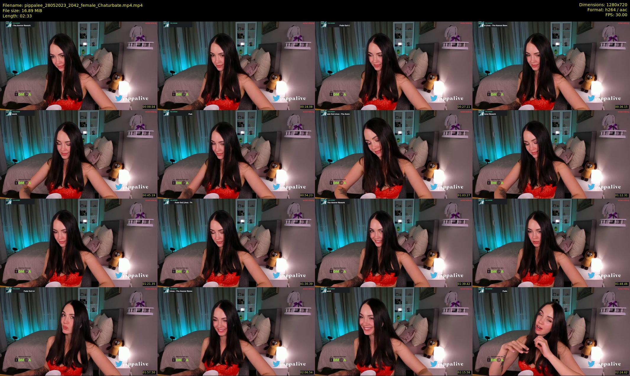 pippalee — 3 minute Chaturbate female cam show recording, 720p, May 28, 2023