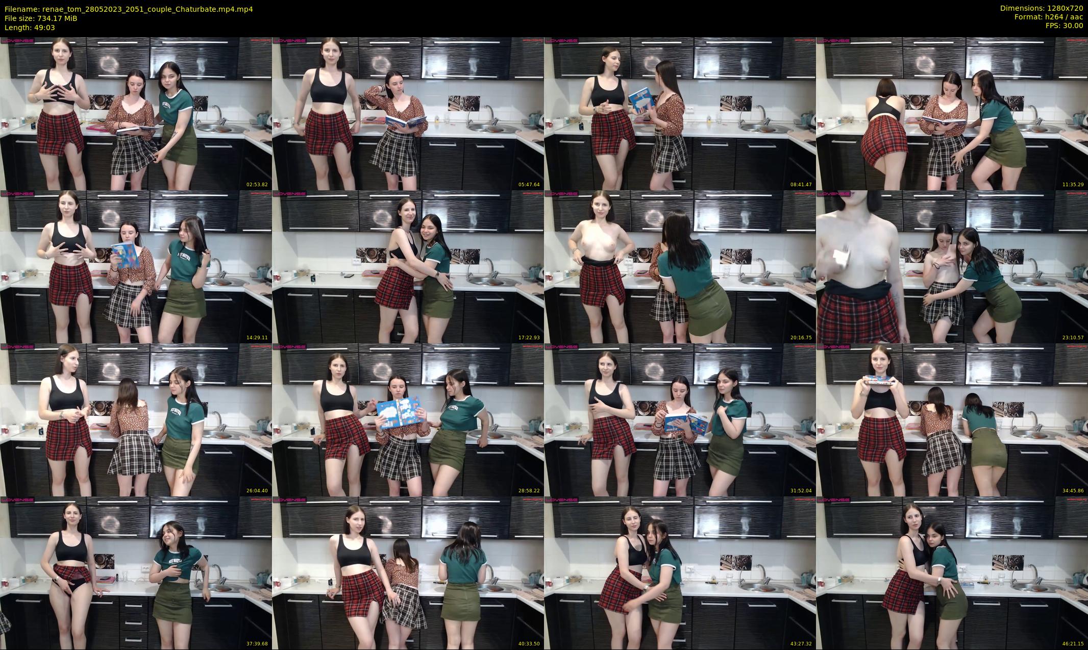 renae_tom — 50 minute Chaturbate couple cam show recording, 720p, May 28, 2023