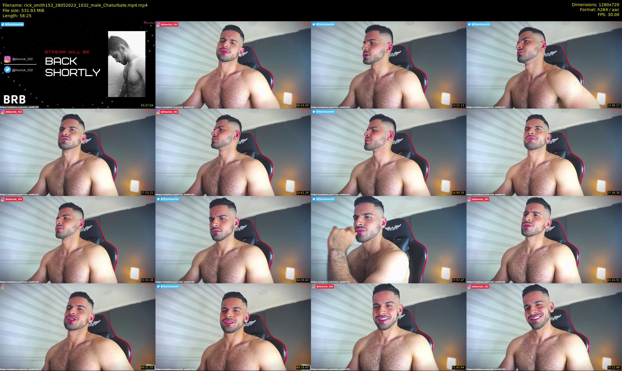 rick_smith153 — 59 minute Chaturbate male cam show recording, 720p, May 28, 2023