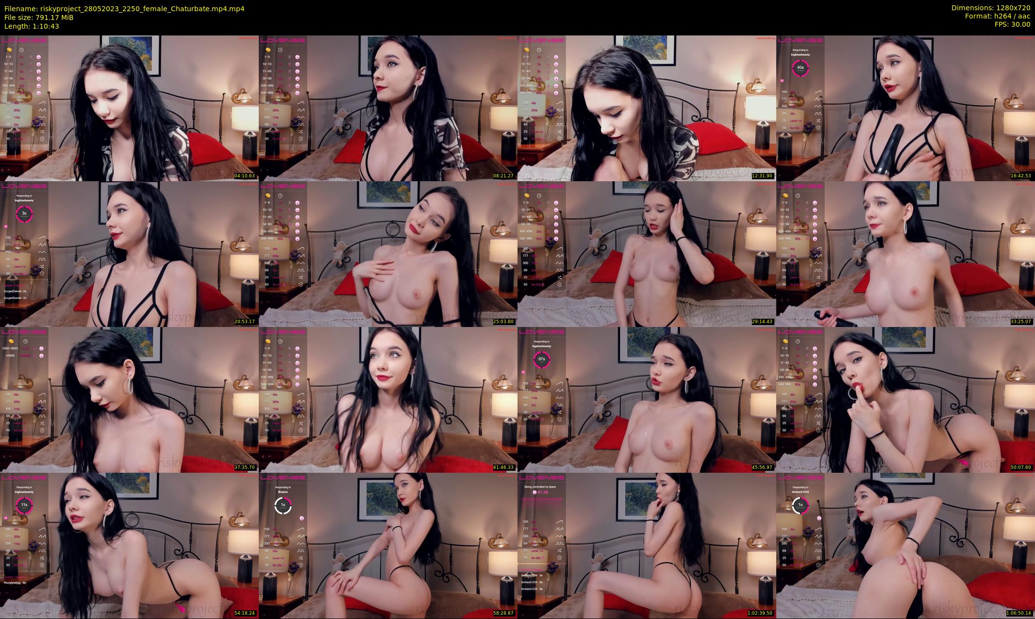 riskyproject — 71 minute Chaturbate couple cam show recording, 720p, May 28, 2023