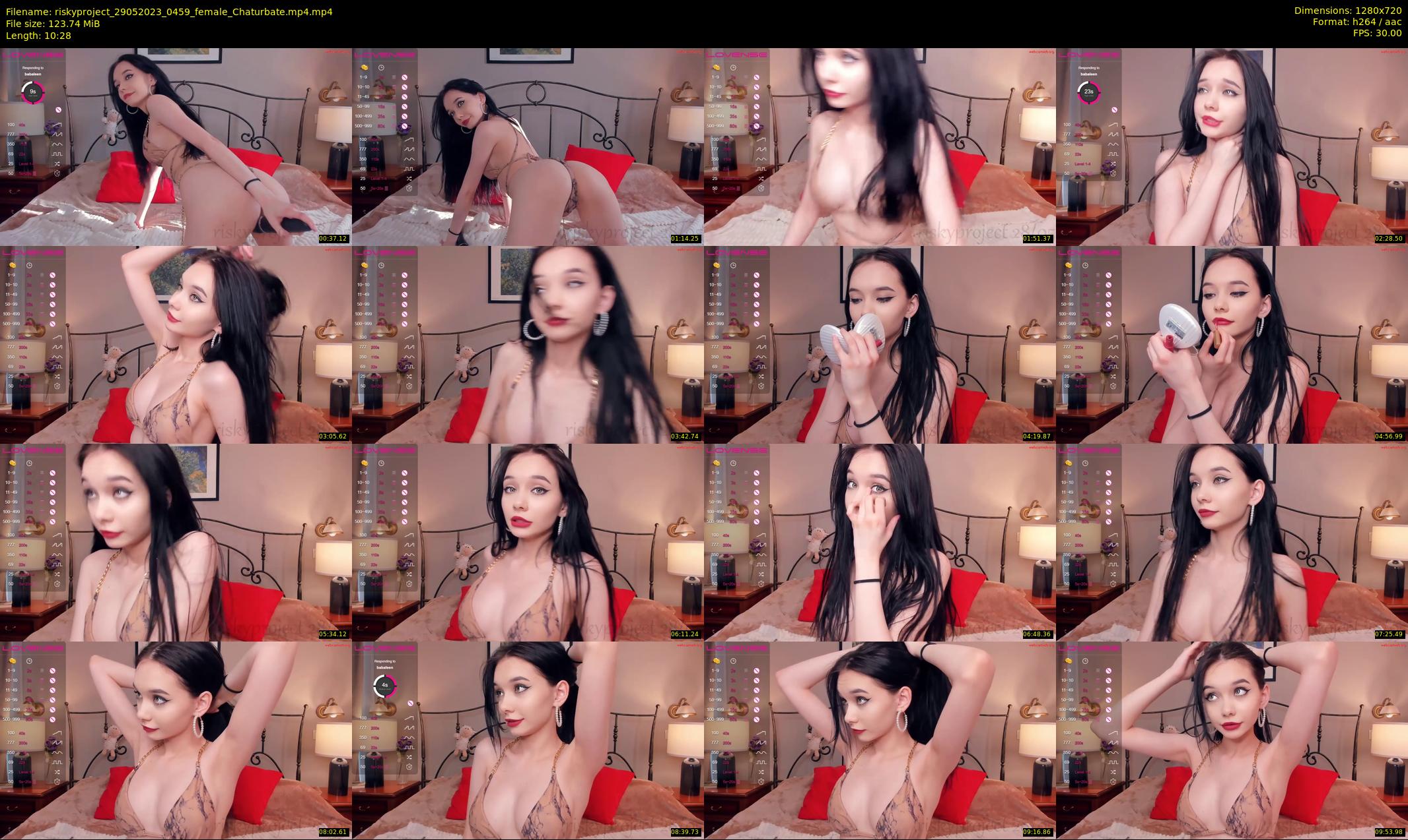 riskyproject — 11 minute Chaturbate couple cam show recording, 720p, May 29, 2023