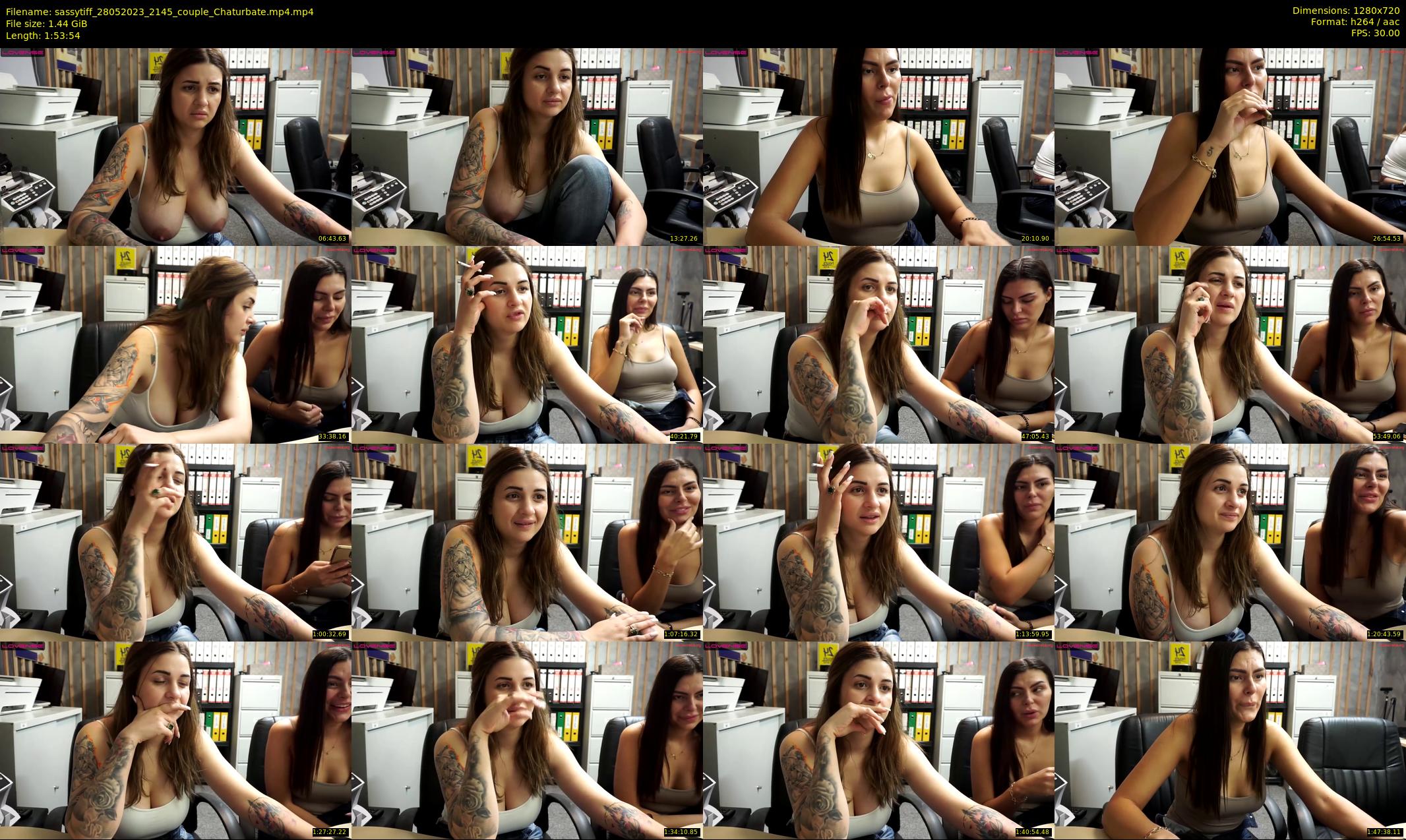 sassytiff — 114 minute Chaturbate couple cam show recording, 720p, May 28, 2023