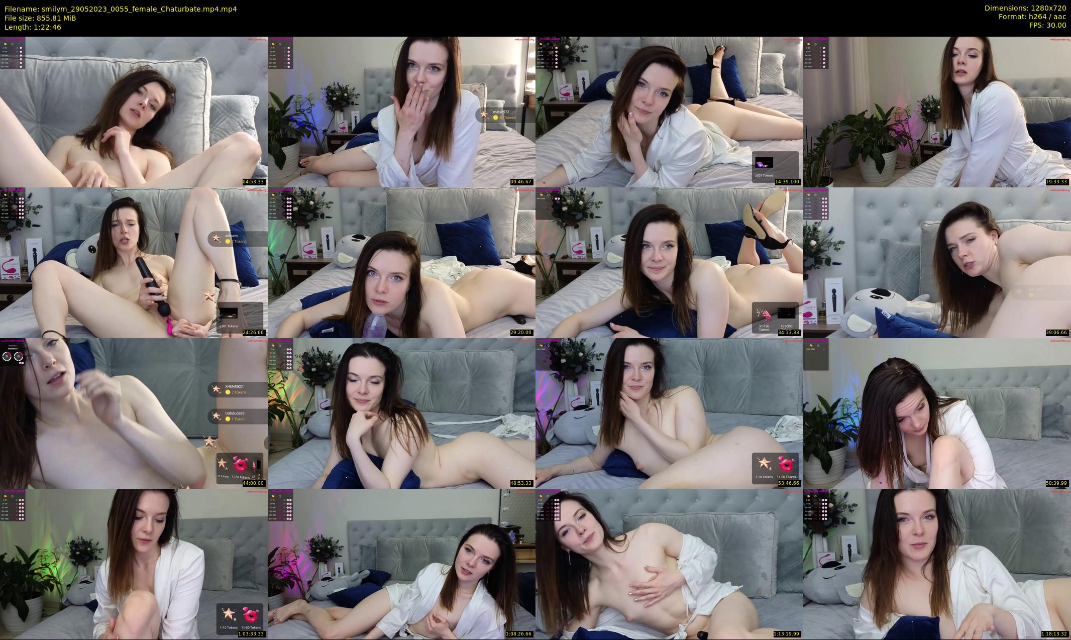 smilym — 83 minute Chaturbate female cam show recording, 720p, May 29, 2023