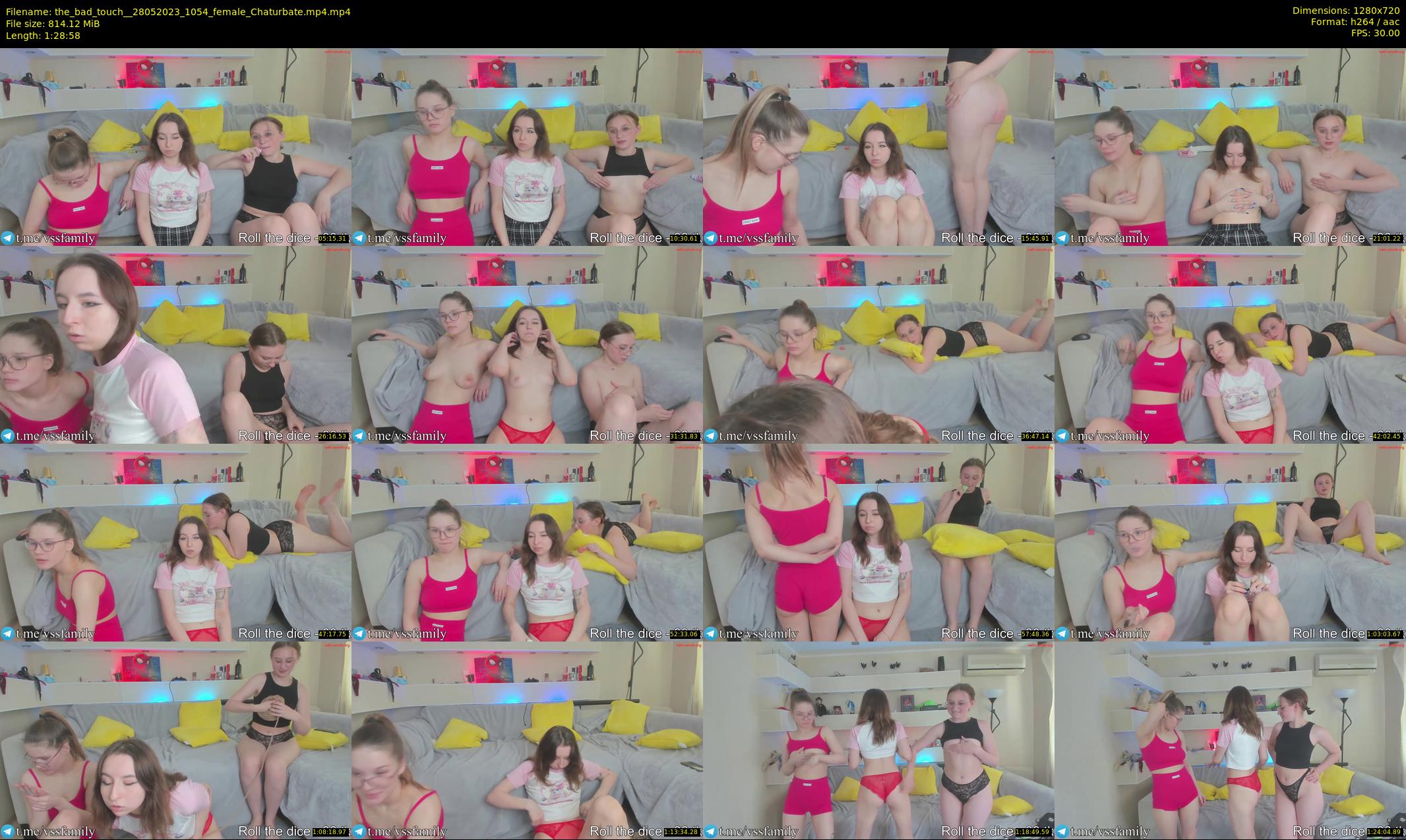 the_bad_touch_ — 89 minute Chaturbate couple cam show recording, 720p, May 28, 2023