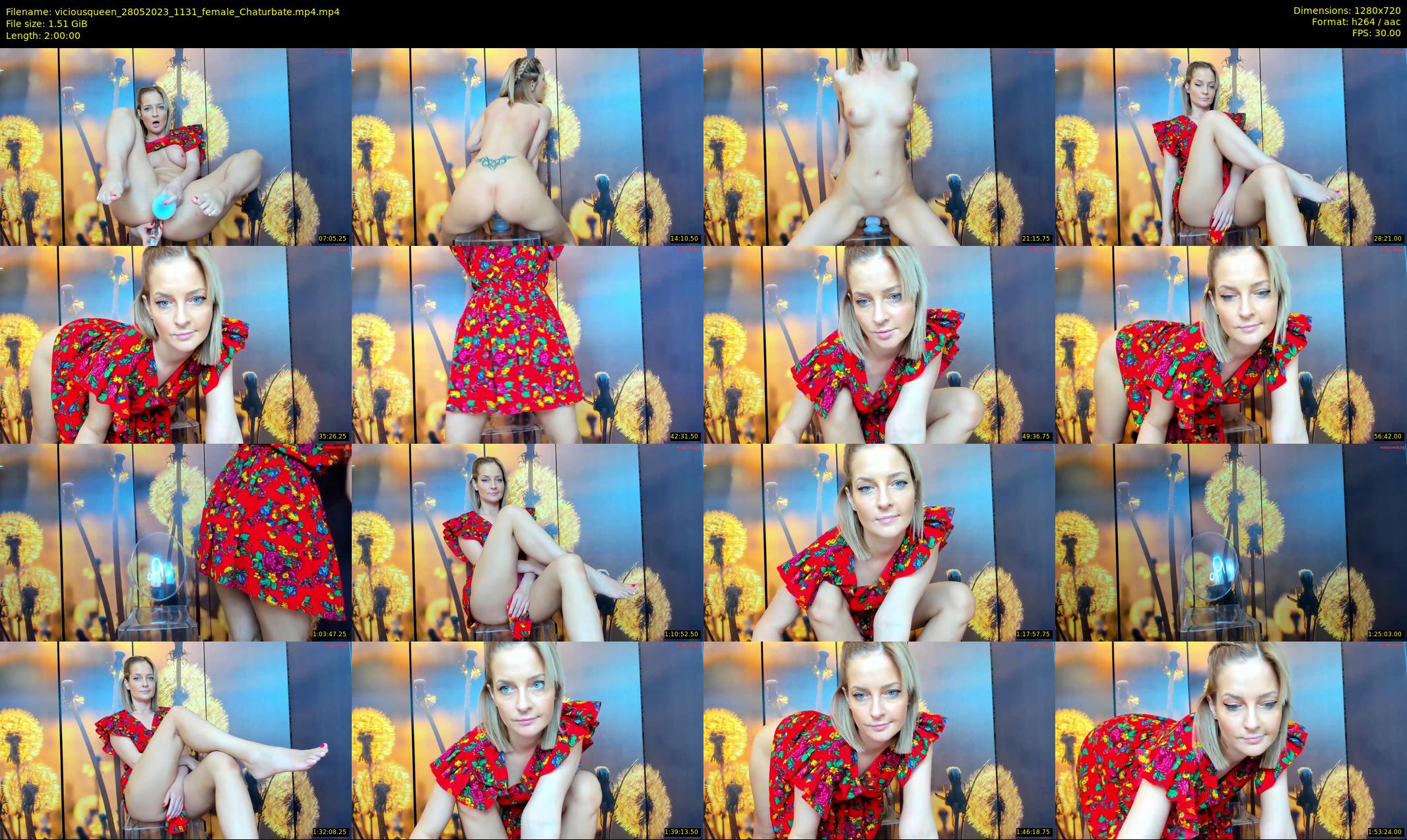 viciousqueen — 120 minute Chaturbate female cam show recording, 720p, May 28, 2023