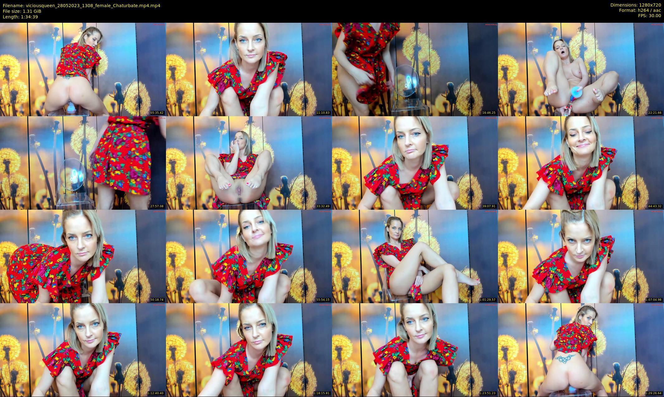 viciousqueen — 95 minute Chaturbate female cam show recording, 720p, May 28, 2023