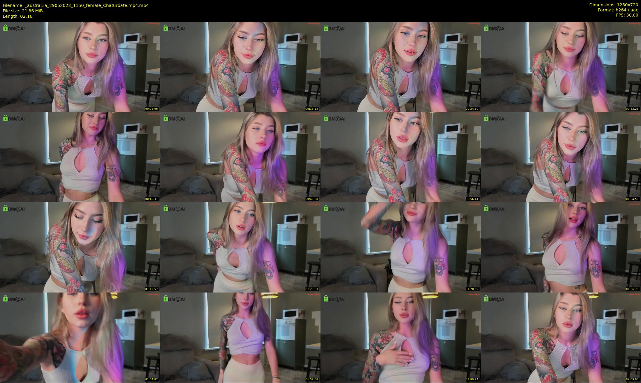 _austra1ia — 3 minute Chaturbate female cam show recording, 720p, May 29, 2023