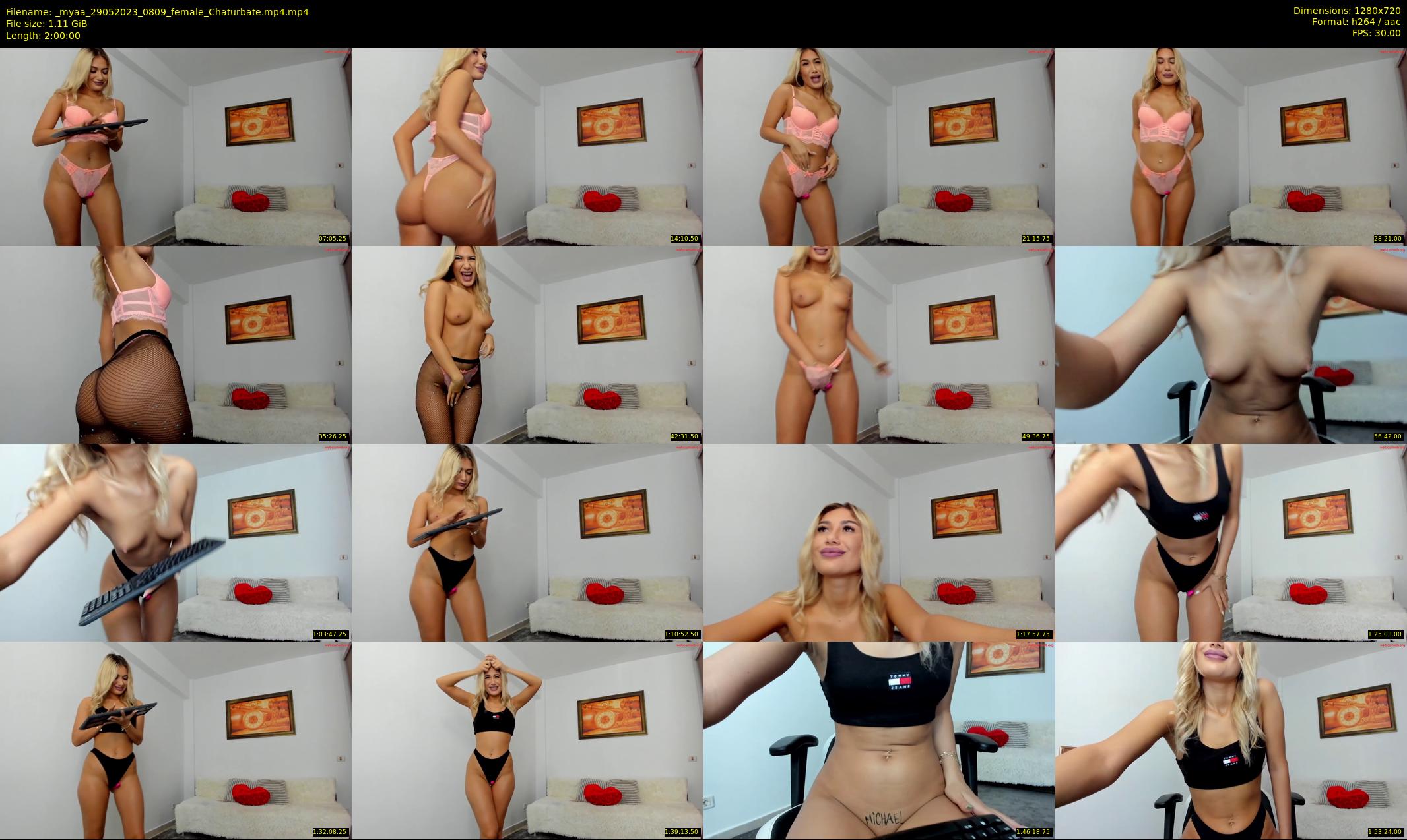 _myaa — 120 minute Chaturbate female cam show recording, 720p, May 29, 2023