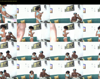 afro_happy__06 — 18 minute Chaturbate couple cam show recording, 720p, May 29, 2023