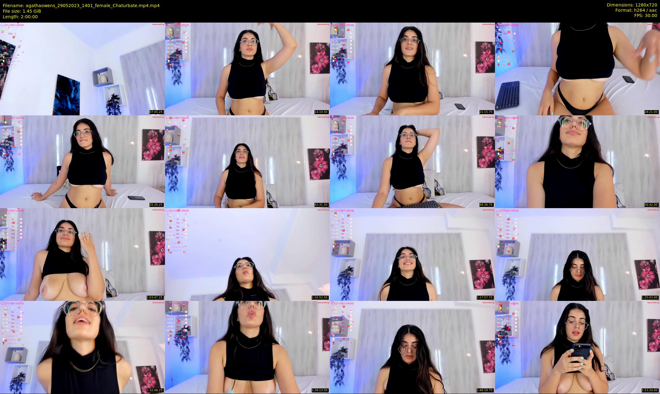 agathaowens — 120 minute Chaturbate female cam show recording, 720p, May 29, 2023