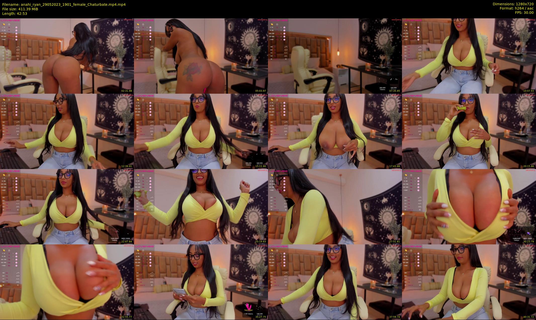 anahi_ryan — 43 minute Chaturbate female cam show recording, 720p, May 29, 2023
