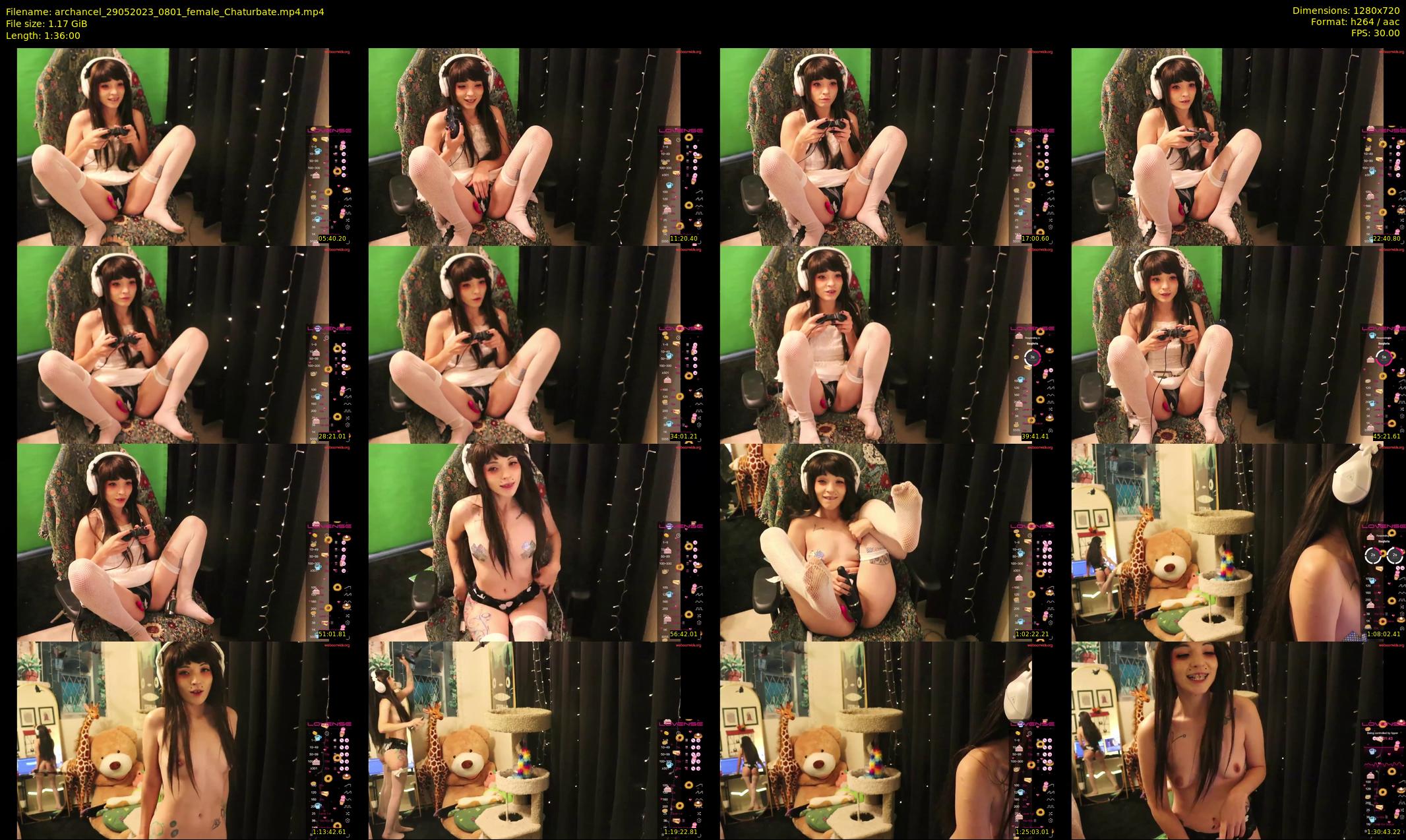 archancel — 96 minute Chaturbate female cam show recording, 720p, May 29, 2023