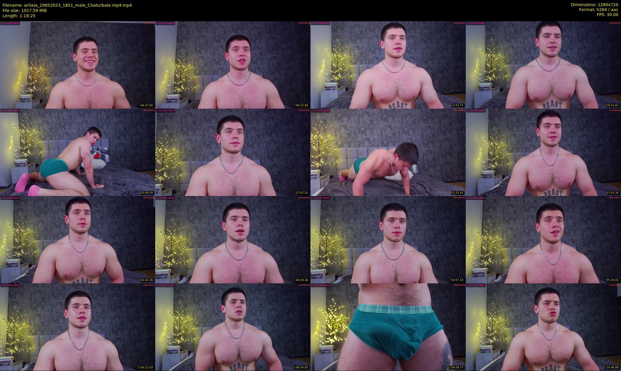 arilass — 79 minute Chaturbate male cam show recording, 720p, May 29, 2023