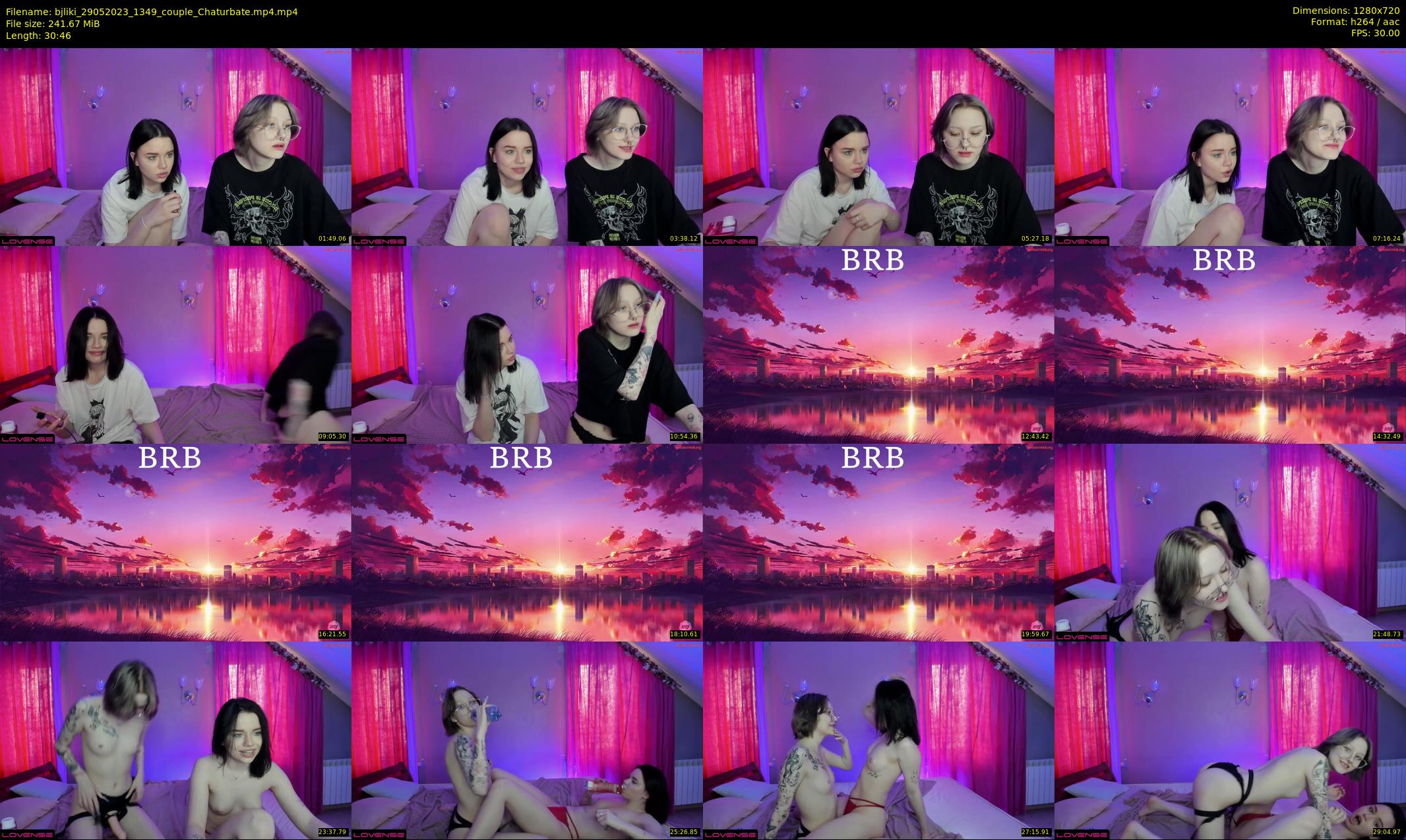 bjliki — 31 minute Chaturbate couple cam show recording, 720p, May 29, 2023