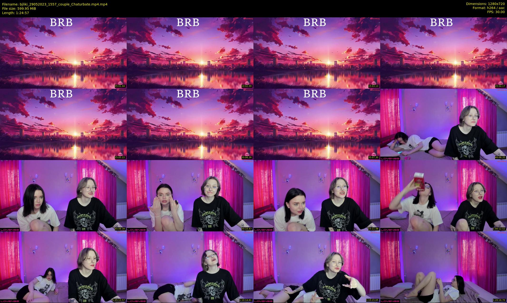 bjliki — 85 minute Chaturbate couple cam show recording, 720p, May 29, 2023