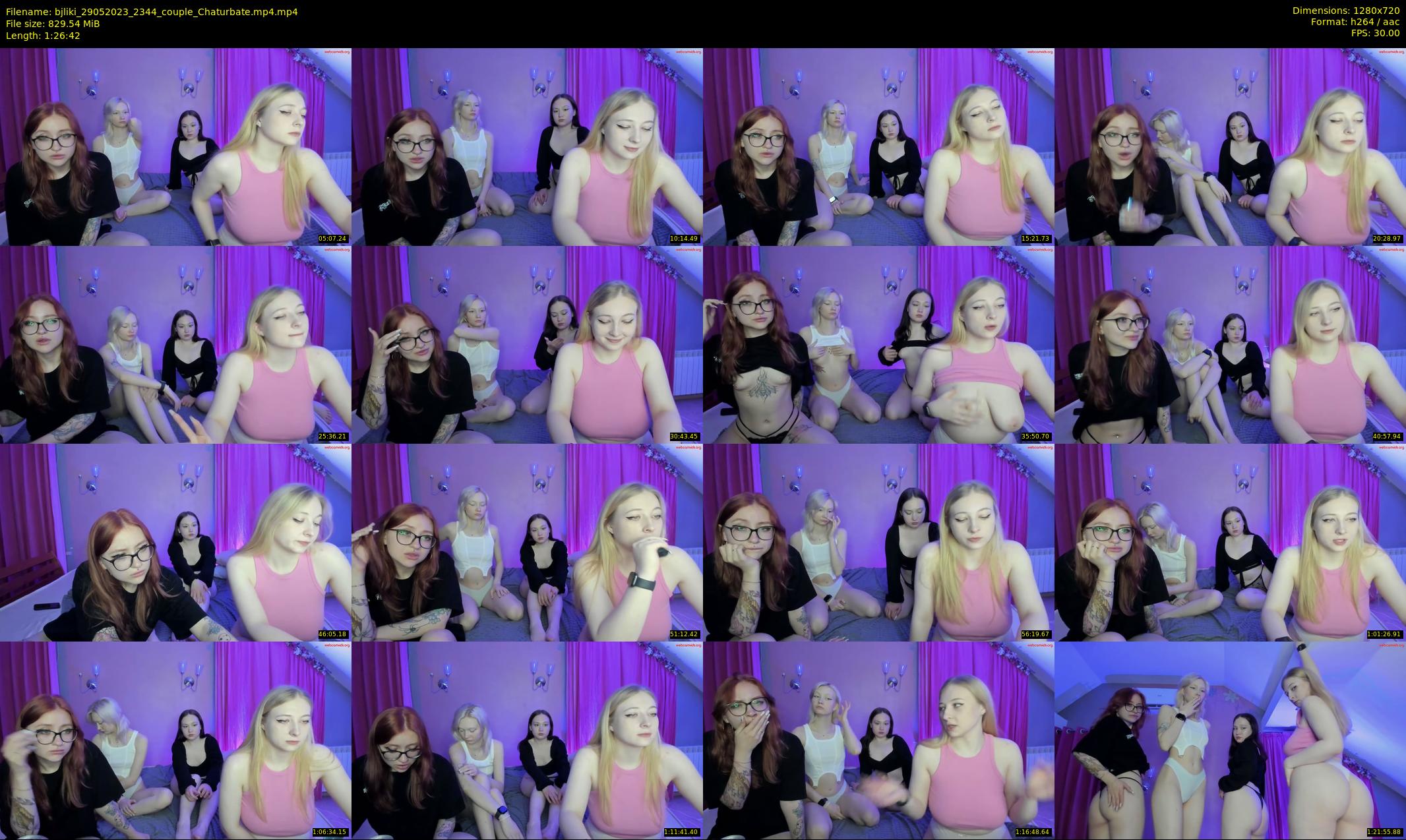 bjliki — 87 minute Chaturbate couple cam show recording, 720p, May 29, 2023