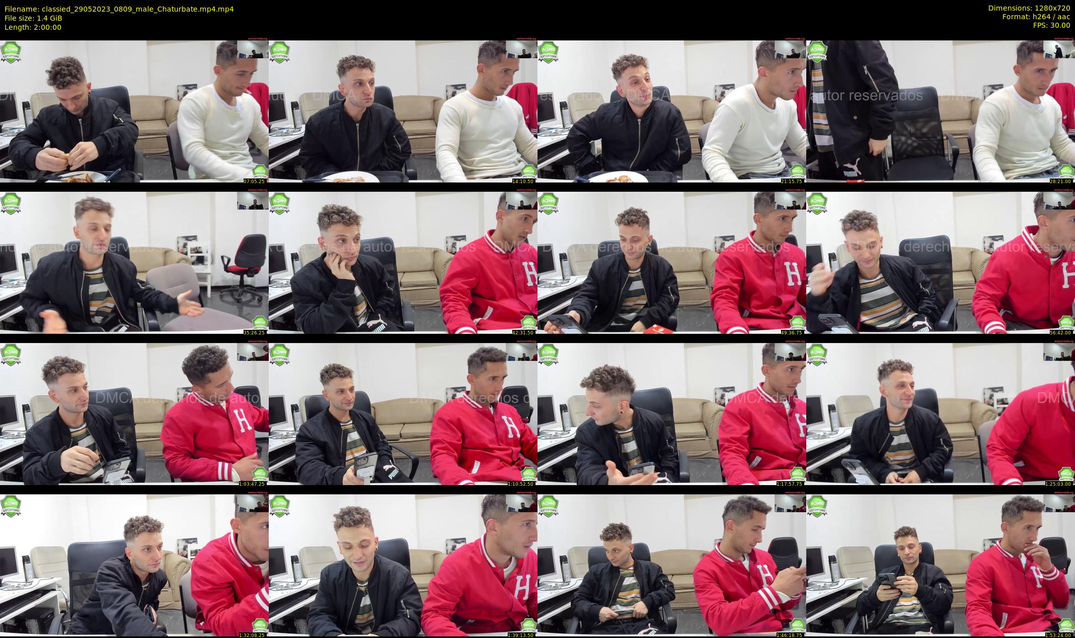 classied — 120 minute Chaturbate male cam show recording, 720p, May 29, 2023