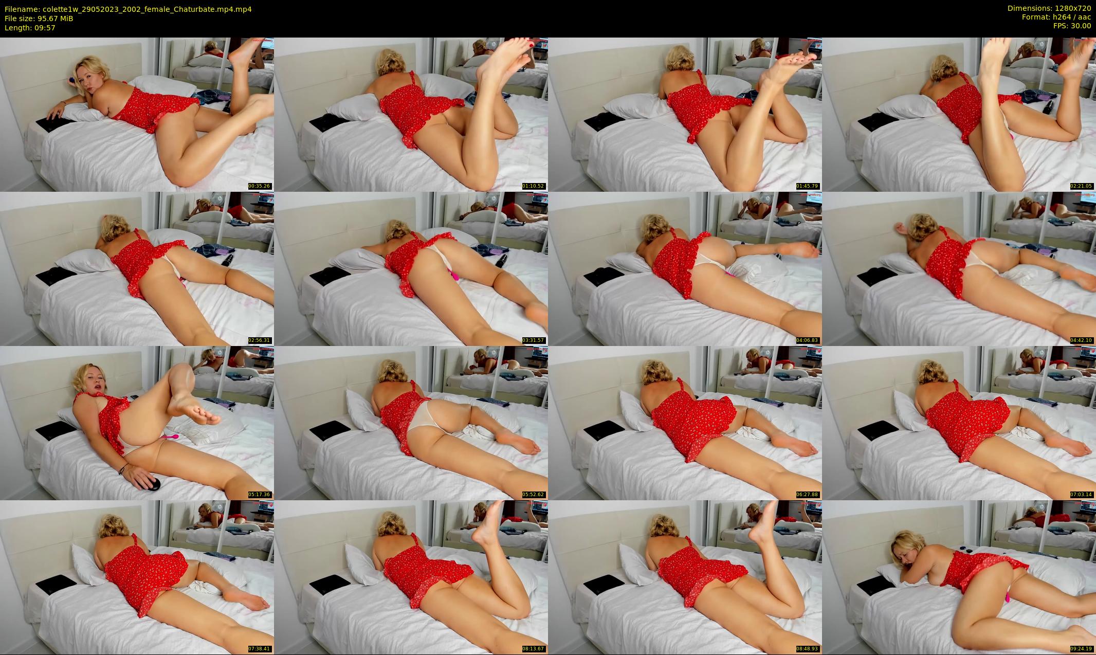 colette1w — 10 minute Chaturbate female cam show recording, 720p, May 29, 2023