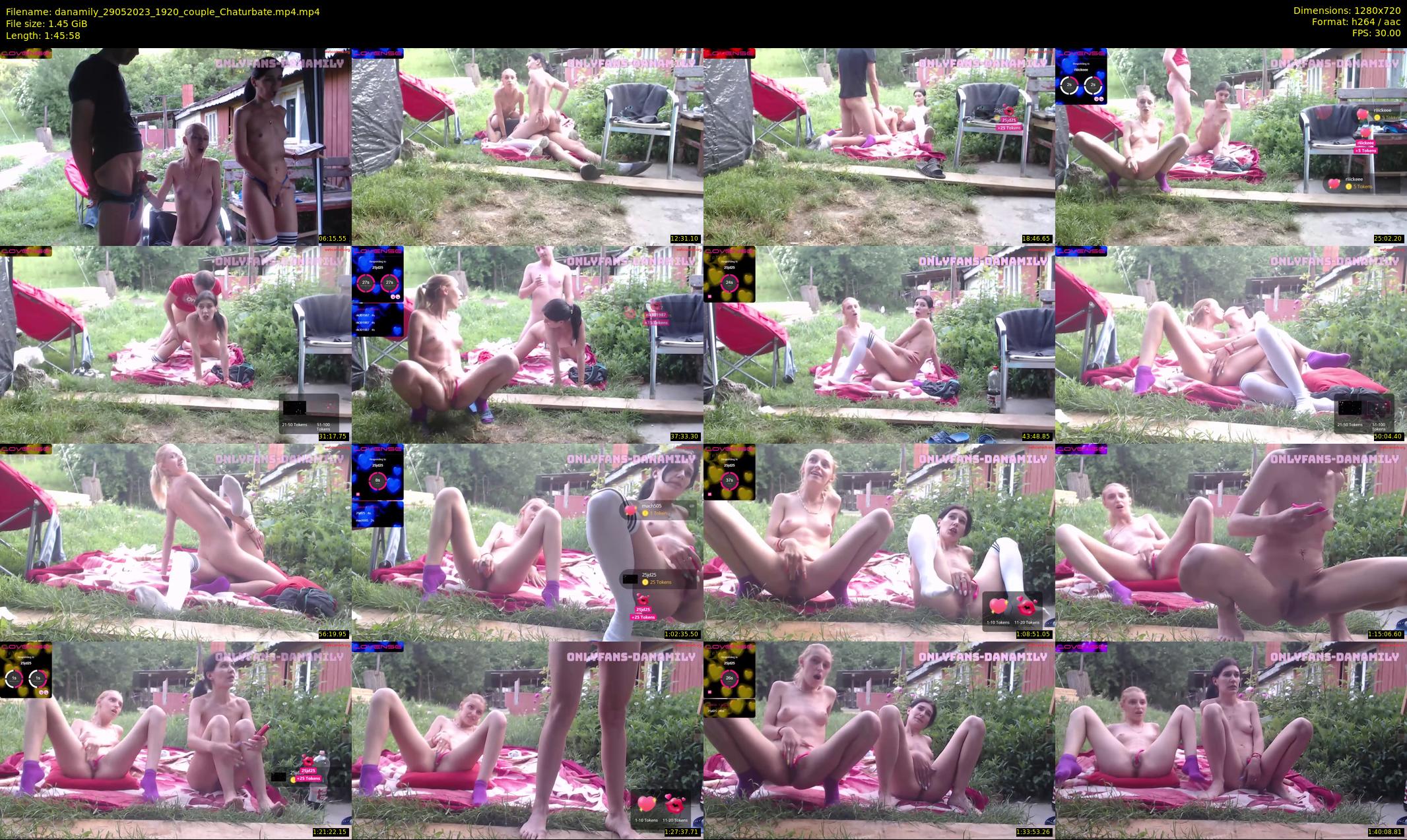 danamily — 106 minute Chaturbate female cam show recording, 720p, May 29, 2023