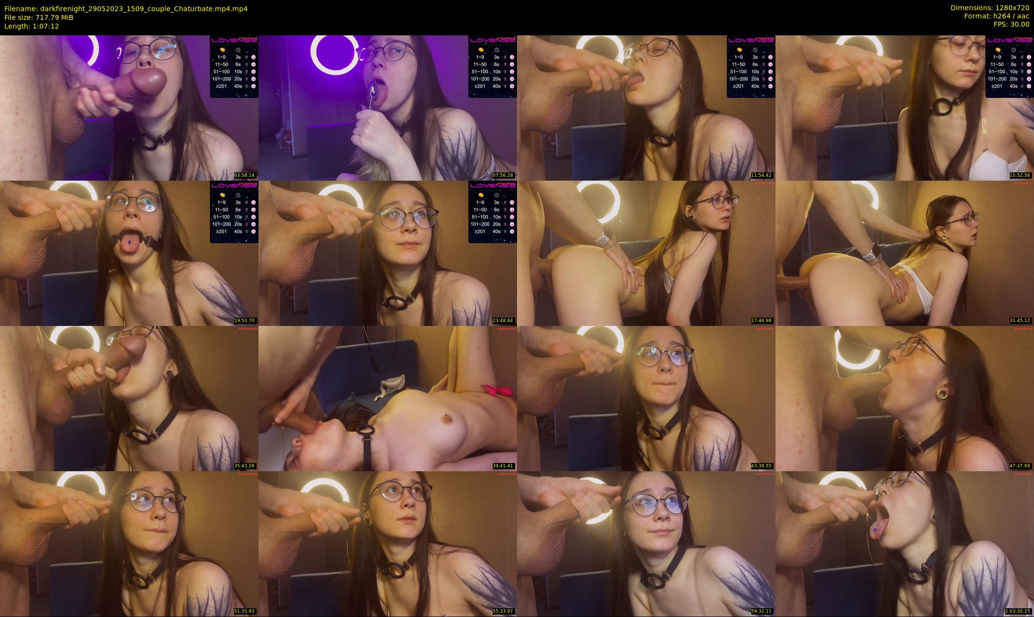 darkfirenight — 68 minute Chaturbate couple cam show recording, 720p, May 29, 2023
