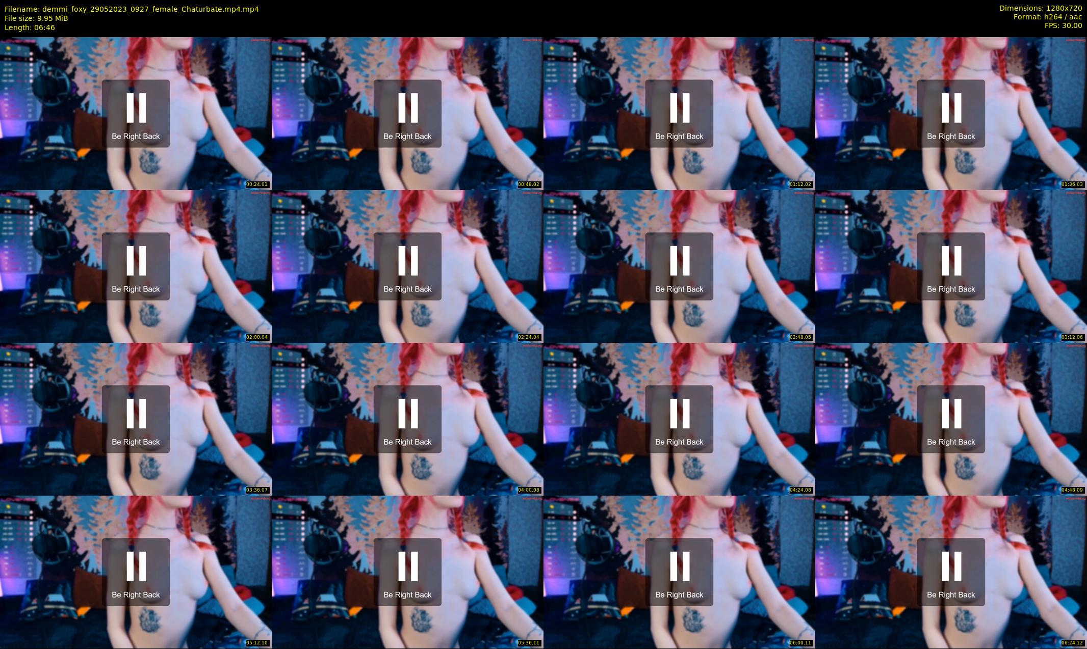 demmi_foxy — 7 minute Chaturbate couple cam show recording, 720p, May 29, 2023
