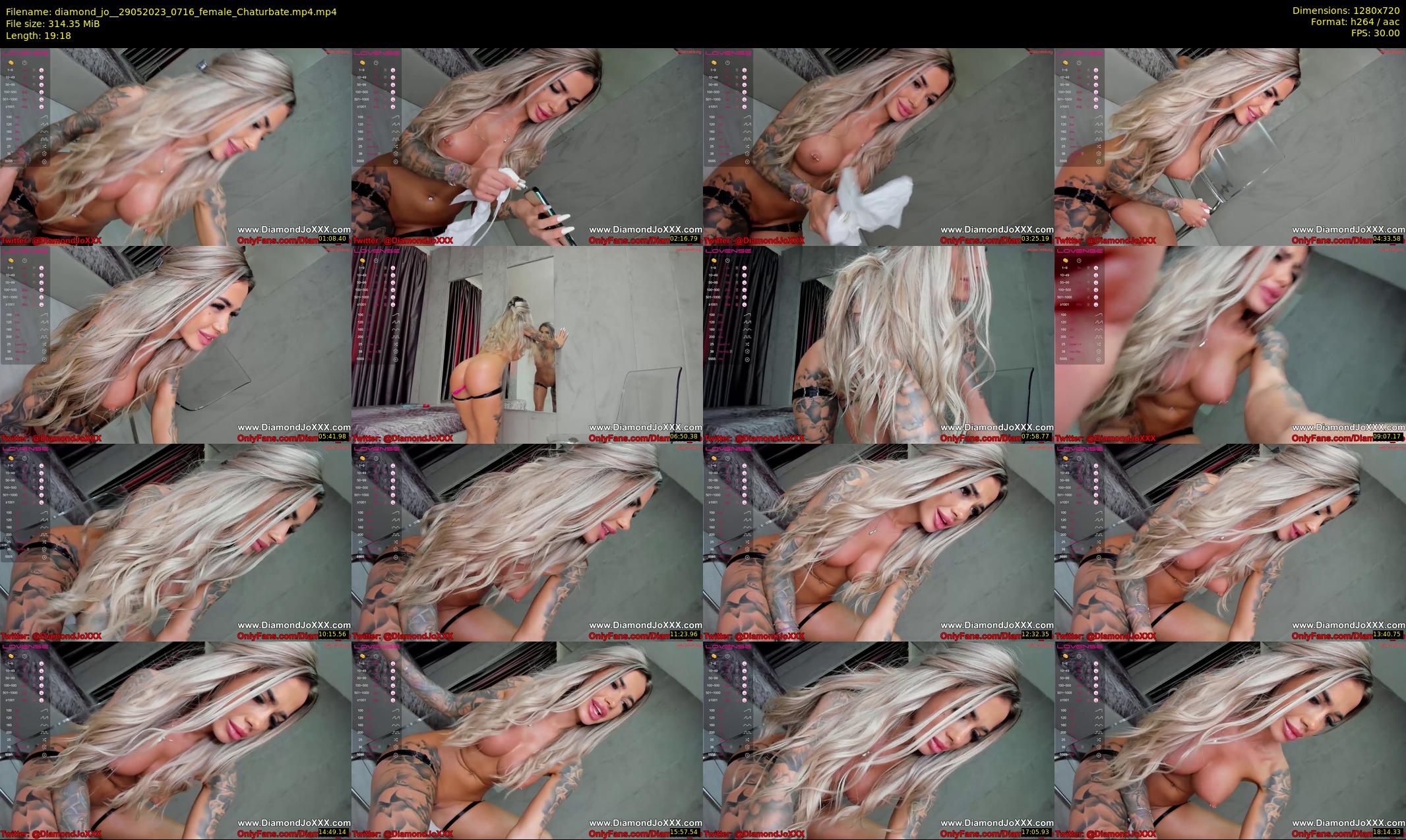 diamond_jo_ — 20 minute Chaturbate female cam show recording, 720p, May 29, 2023