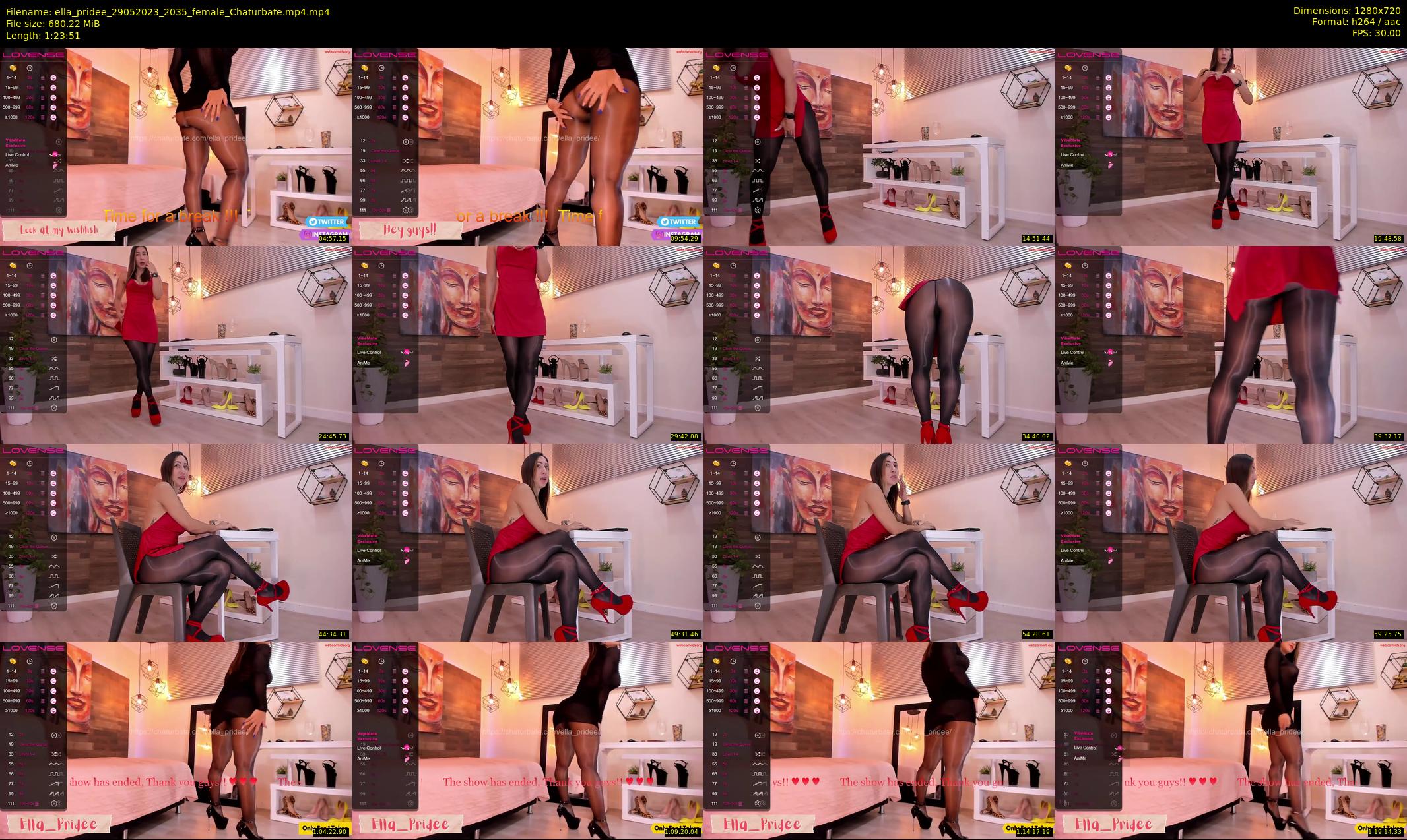 ella_pridee — 84 minute Chaturbate female cam show recording, 720p, May 29, 2023