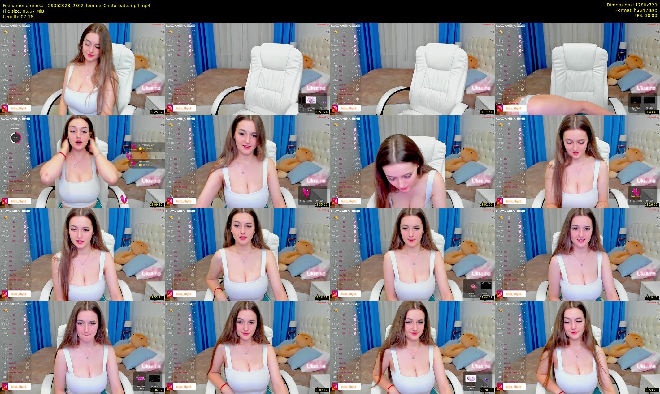 emmika_ — 8 minute Chaturbate female cam show recording, 720p, May 29, 2023