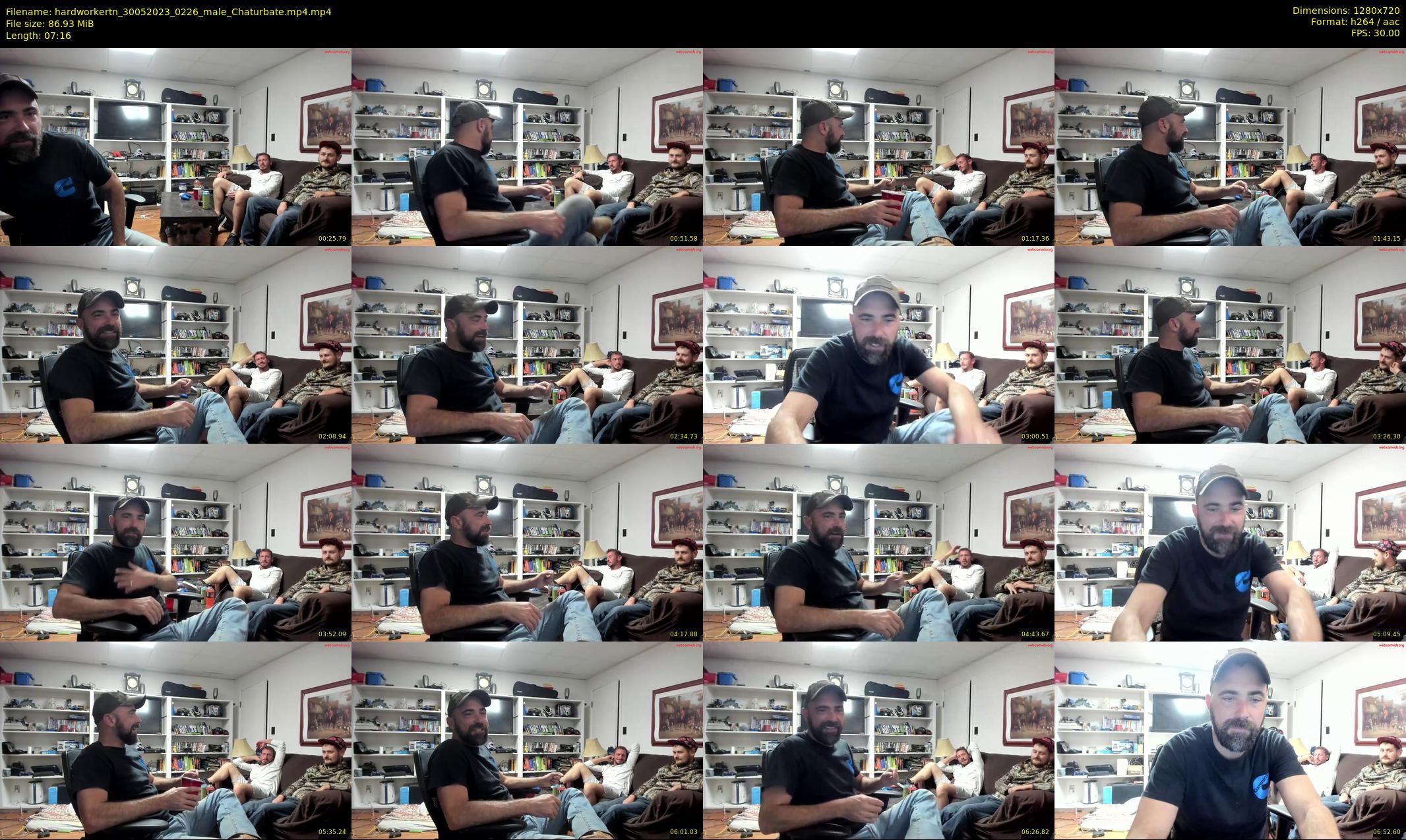 hardworkertn — 8 minute Chaturbate male cam show recording, 720p, May 30, 2023