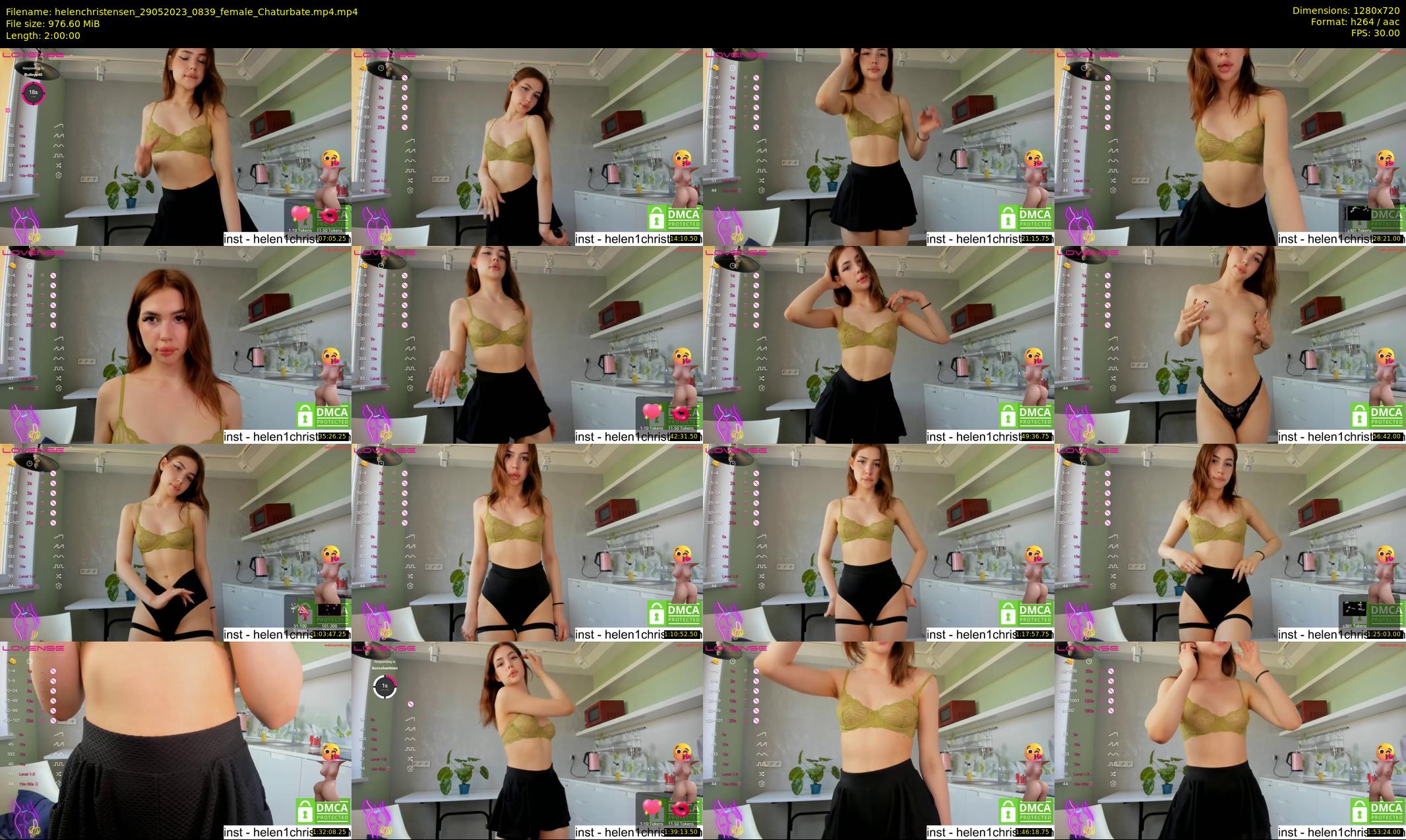 helenchristensen — 120 minute Chaturbate female cam show recording, 720p, May 29, 2023