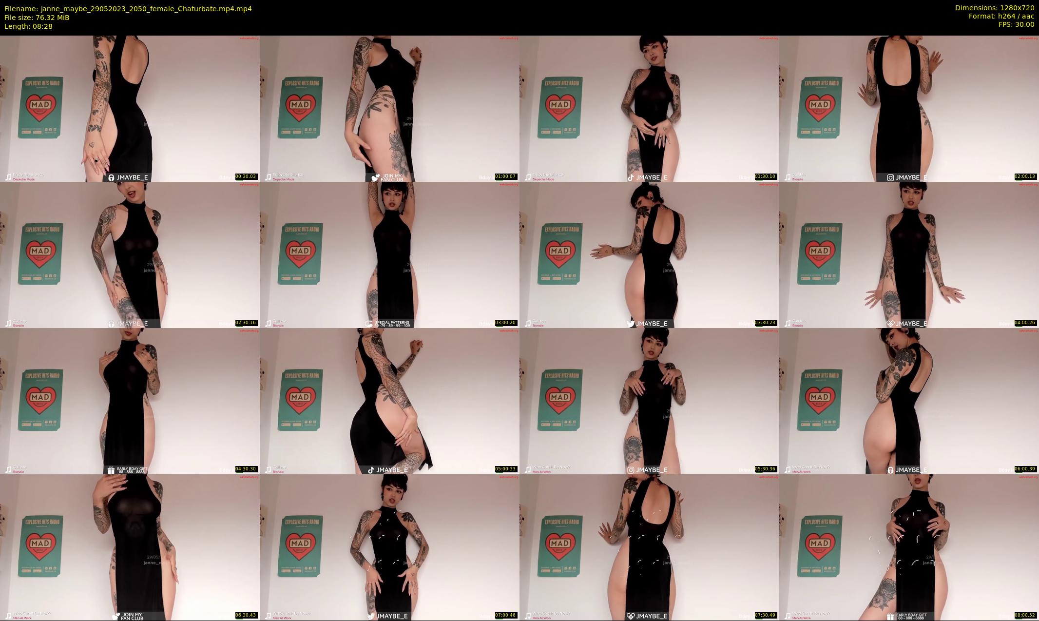 janne_maybe — 9 minute Chaturbate female cam show recording, 720p, May 29, 2023