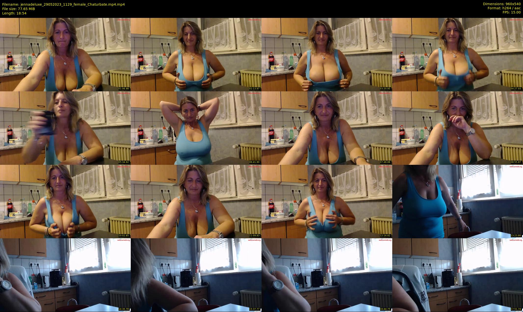 jennadeluxe — 19 minute Chaturbate female cam show recording, 480p, May 29, 2023