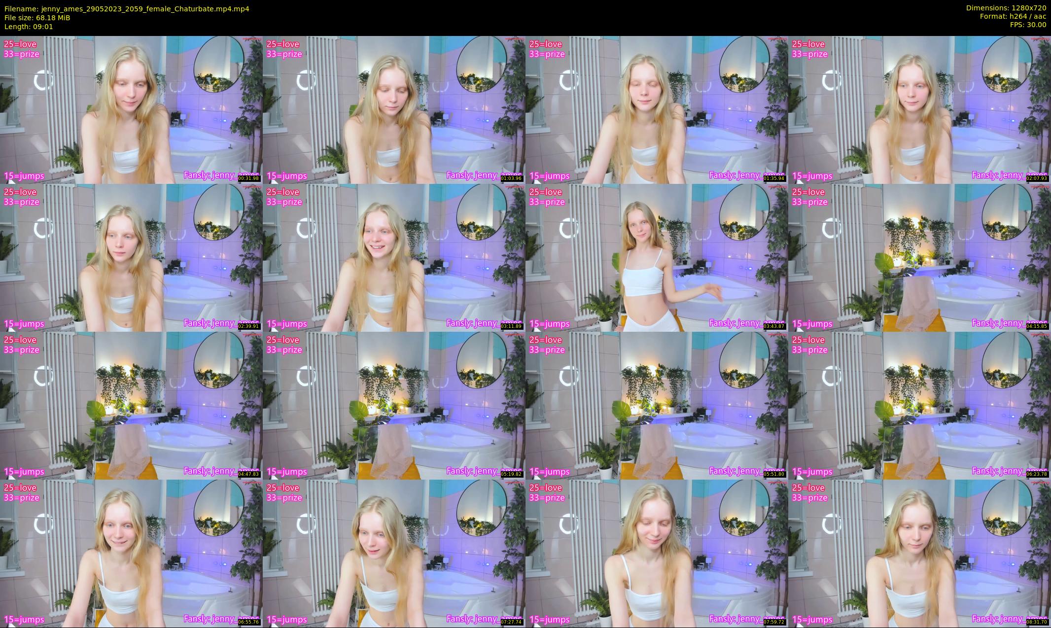 jenny_ames — 10 minute Chaturbate female cam show recording, 720p, May 29, 2023