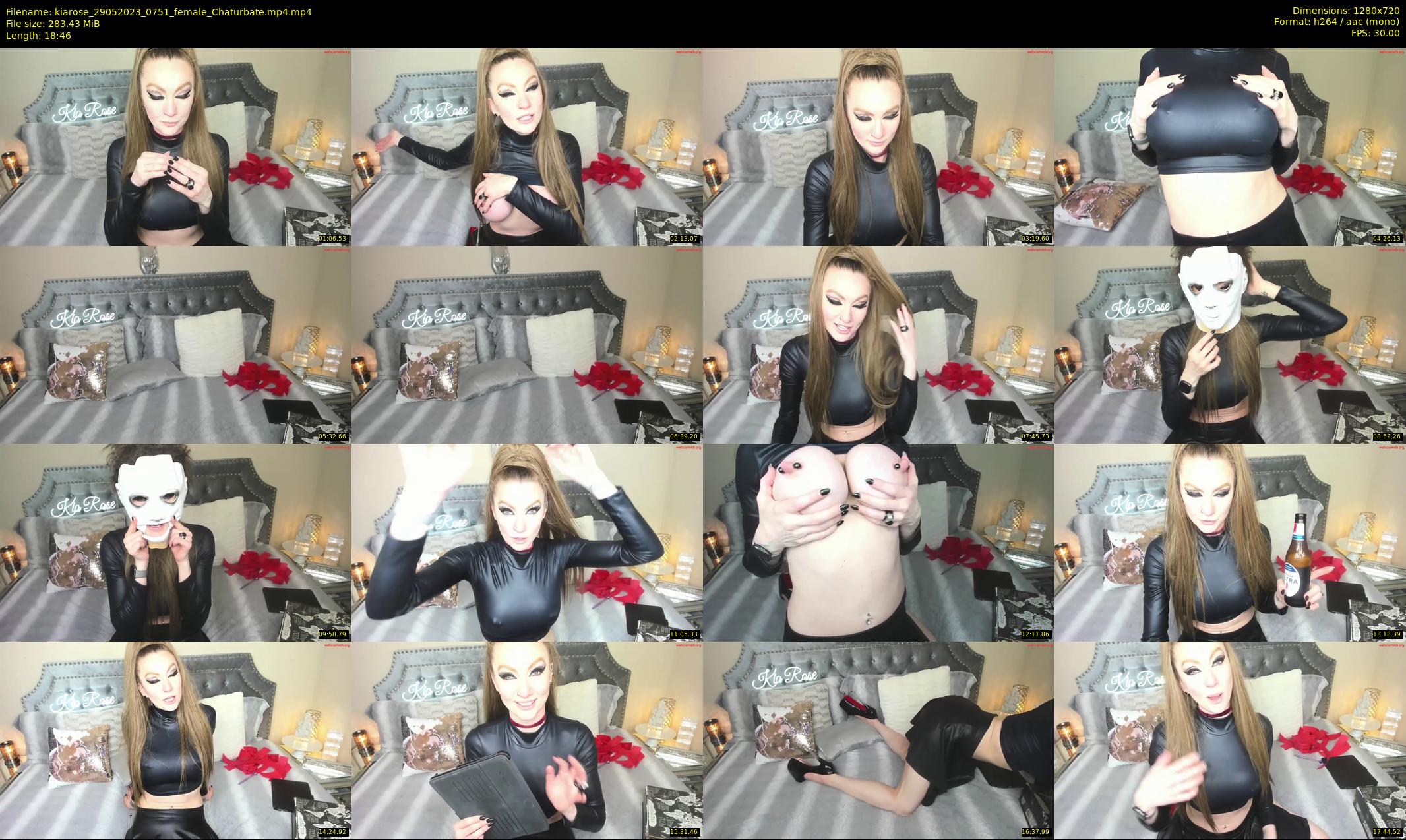 kiarose — 19 minute Chaturbate female cam show recording, 720p, May 29, 2023