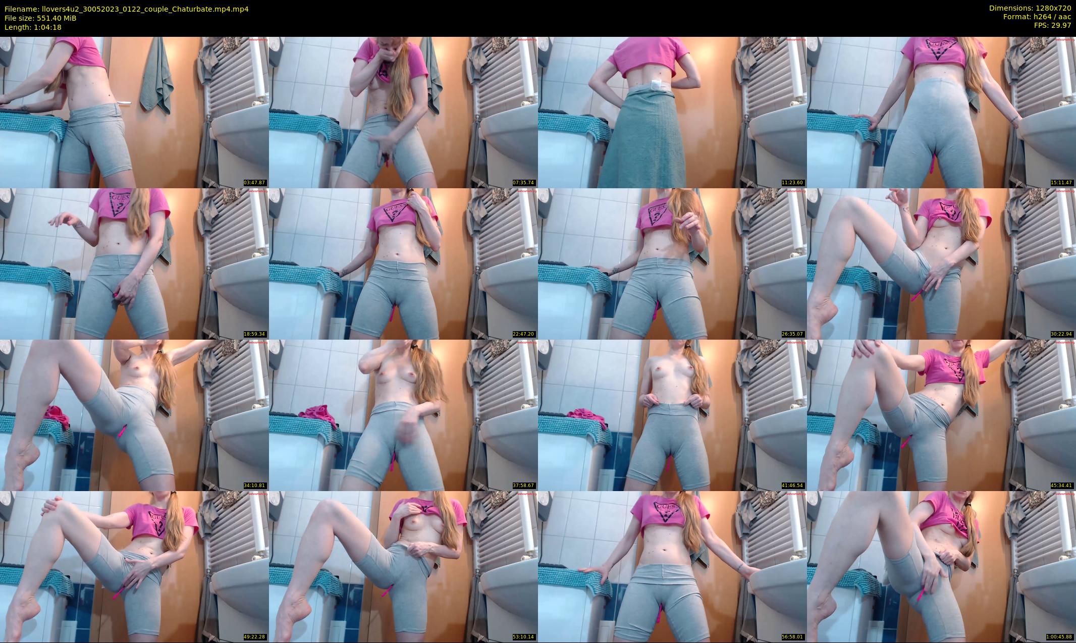 llovers4u2 — 65 minute Chaturbate couple cam show recording, 720p, May 30, 2023